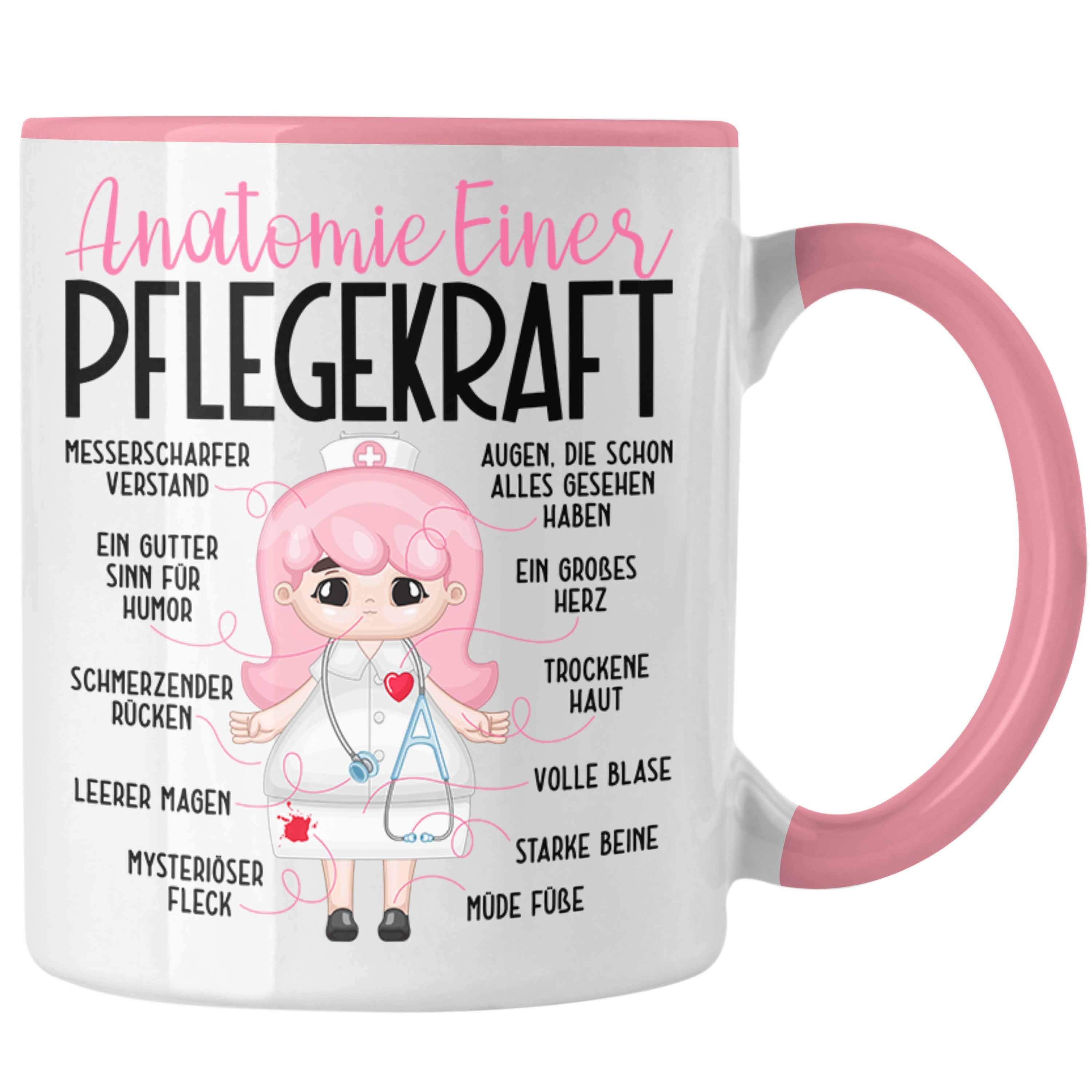 Trendation Tasse Pflegefachkraft Tasse Geschenk Anatomie Einer Pflege Frauen Pflegerin