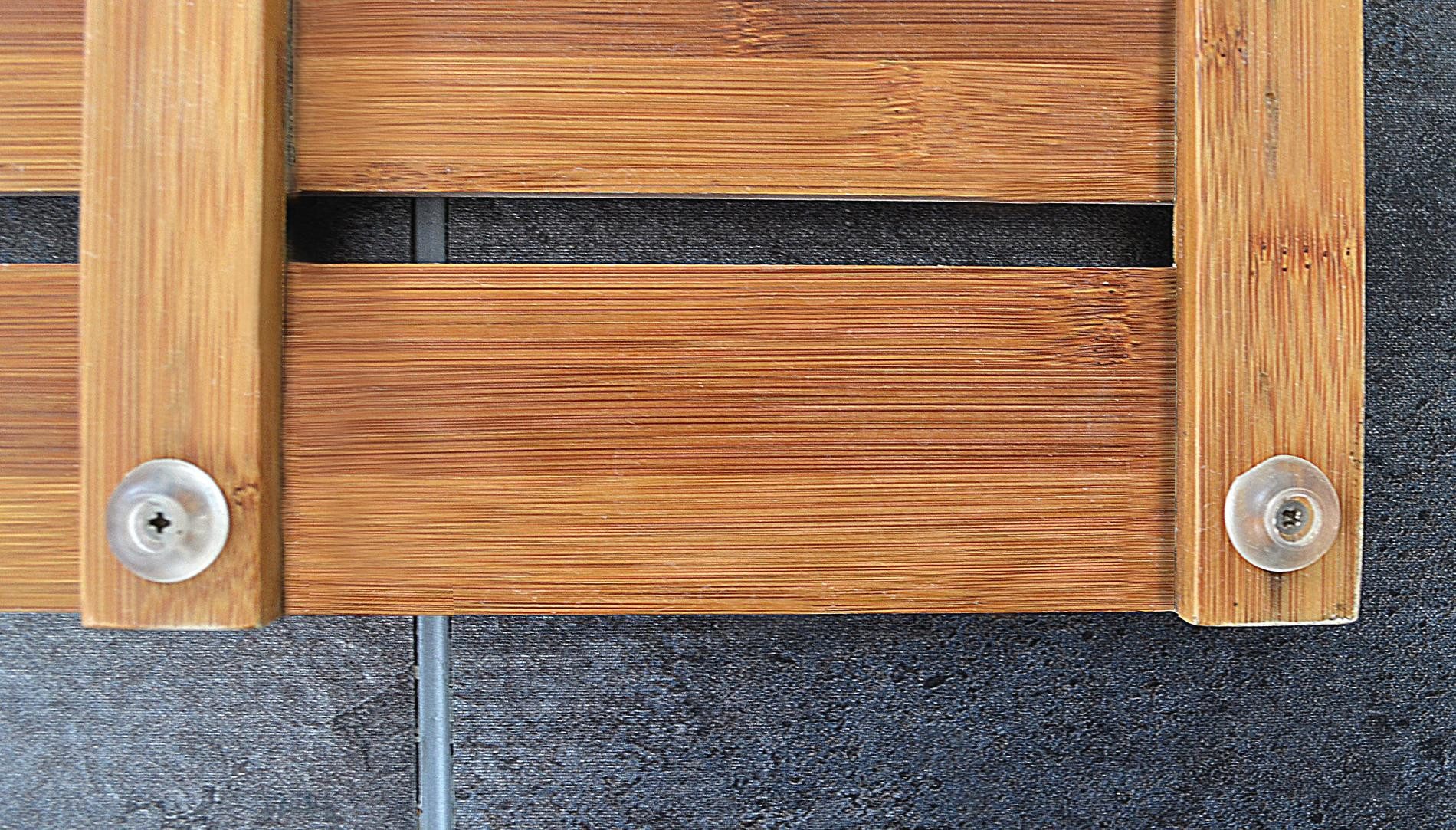Ridder Badematte Grating natur, Höhe 3 mm, Bambus