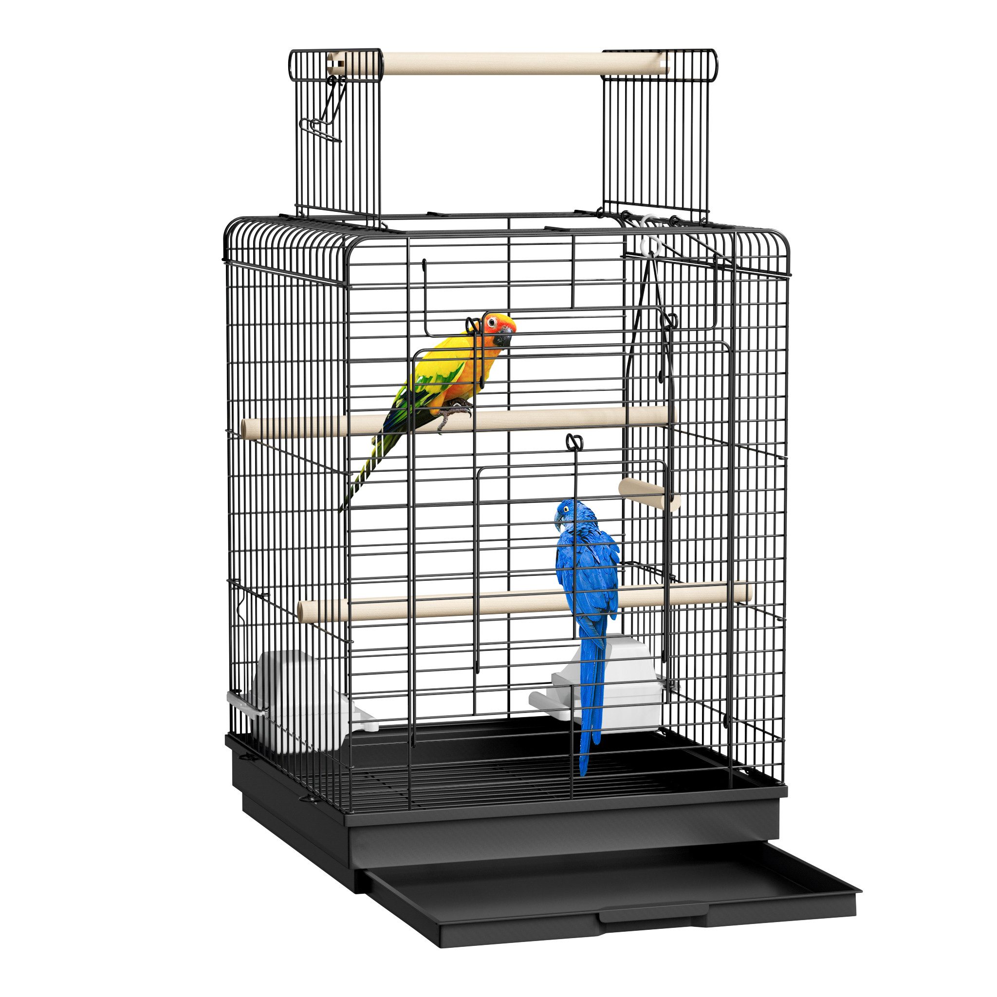 FIVMEN Vogelkäfig Papageienkäfig Vogelvoliere Vogelkäfig Vogelhaus Käfig, V günstig online kaufen