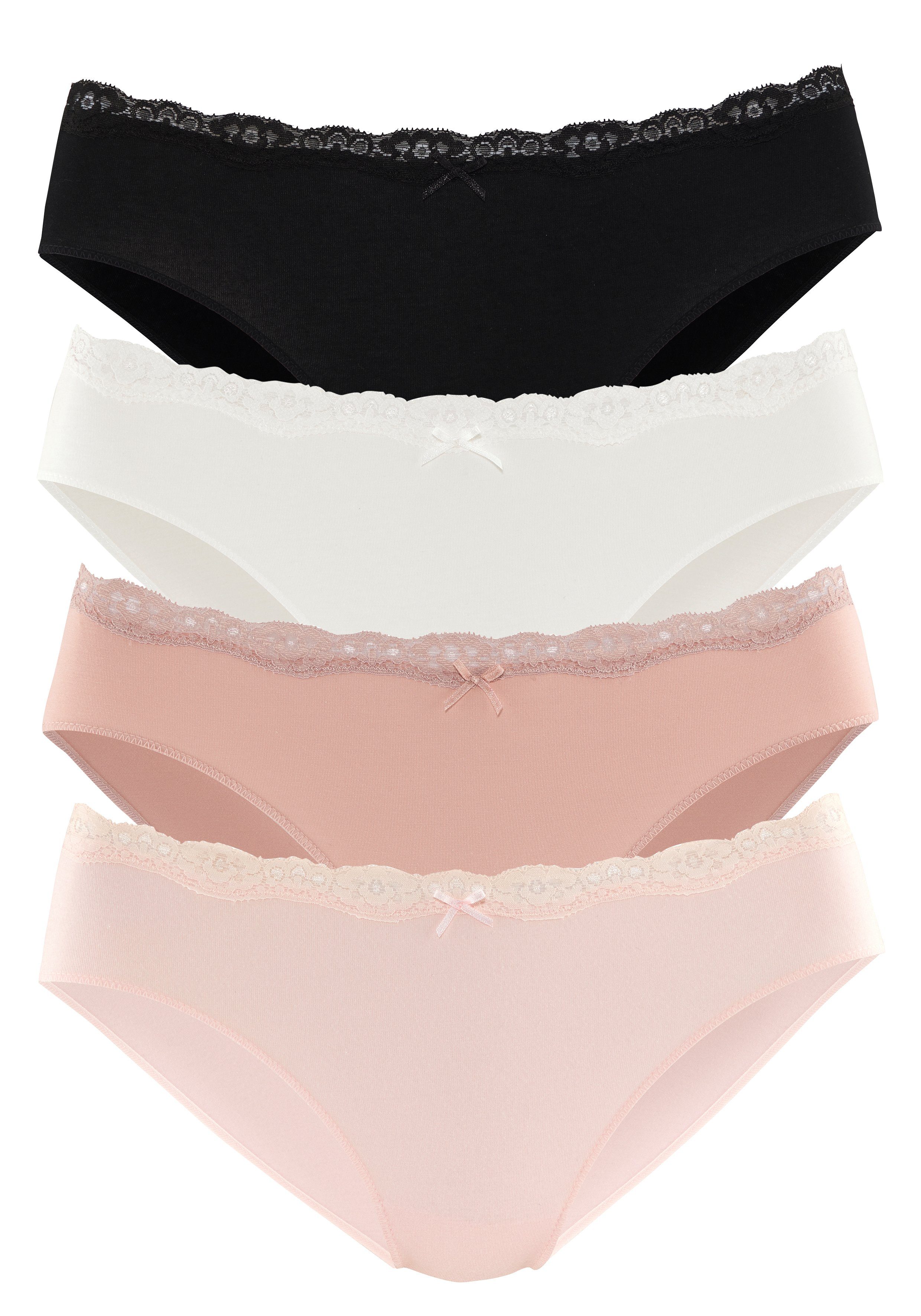 LASCANA Bikinislip Bikinislip (Packung, 4-St) aus günstig online kaufen