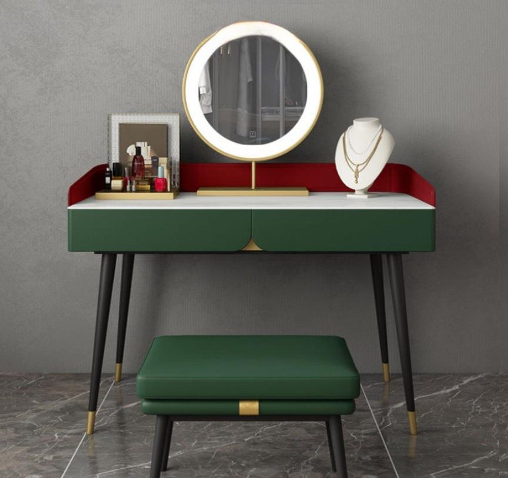JVmoebel Schminktisch Grüner Schminktisch Friseur Konsole für das Schlafzimmer (1-St., Schminktisch, Ohne Hocker), Made in Europa