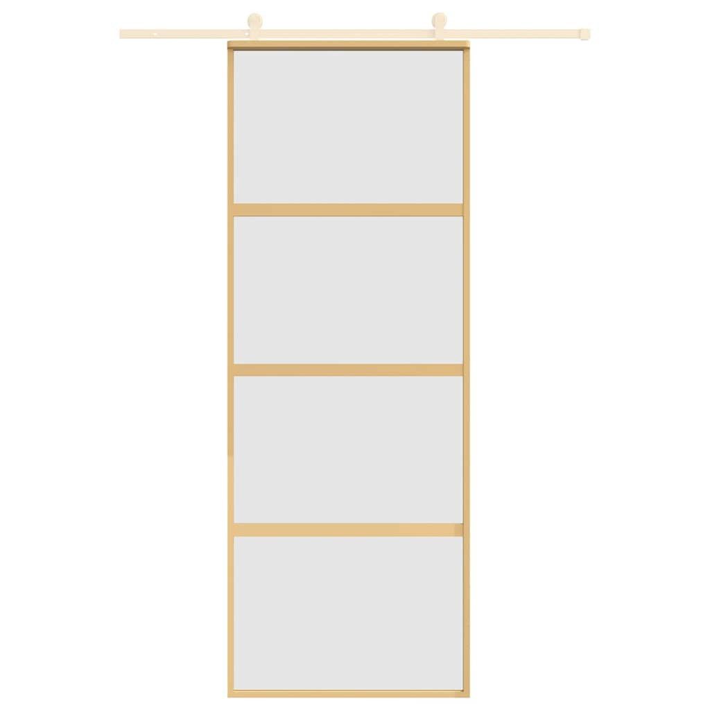 vidaXL Haustür Schiebetür Golden 76x205 cm günstig online kaufen