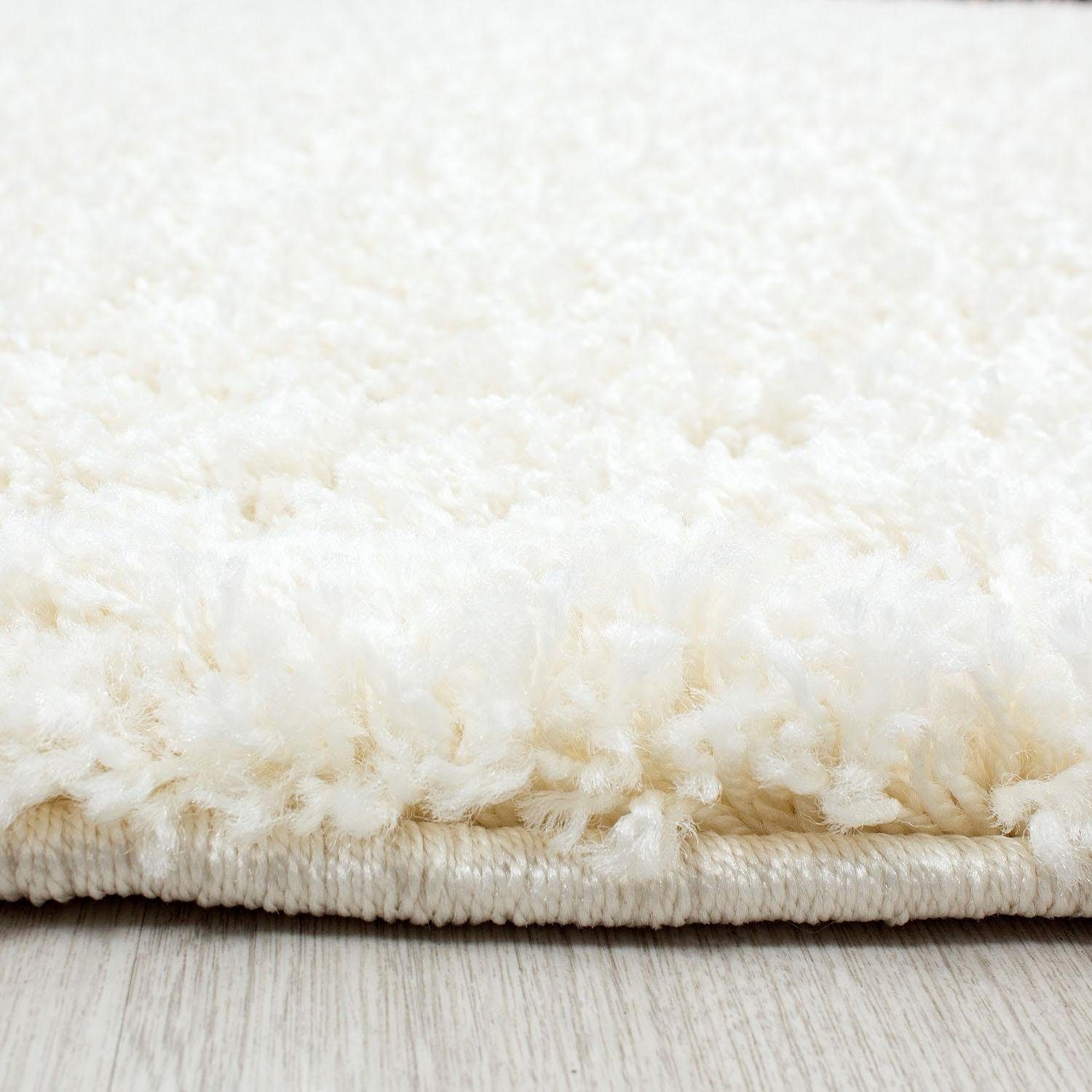 Ayyildiz Teppiche Hochflor-Teppich Life Shaggy 1500, auch als Läufer und in Rund erhältlich, rund, Höhe: 30 mm, Langflor, uni, große Farb- und Größenauswahl. Wohnzimmer, alle Räume