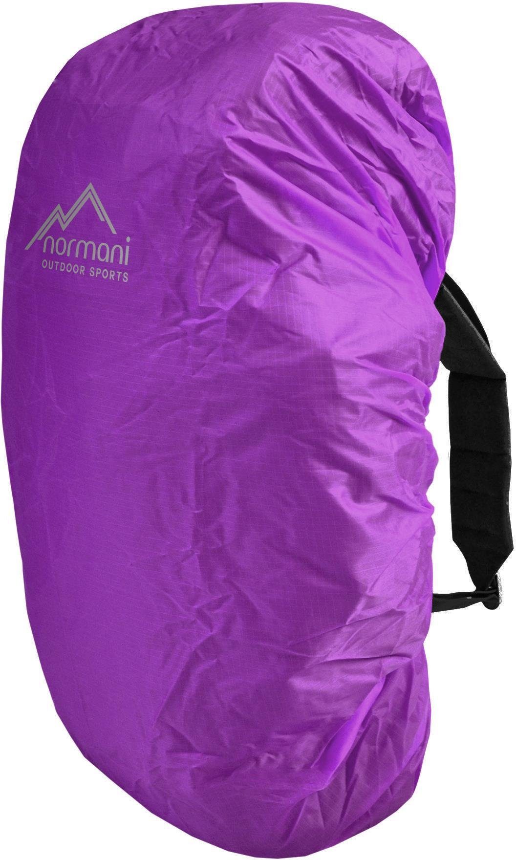 normani Rucksack-Regenschutz Rucksack-Regenüberzug für 100-130 Liter Raincover, Rucksackcover wasserdichte Rucksackhülle Regenschutz mit Reflektorlogo