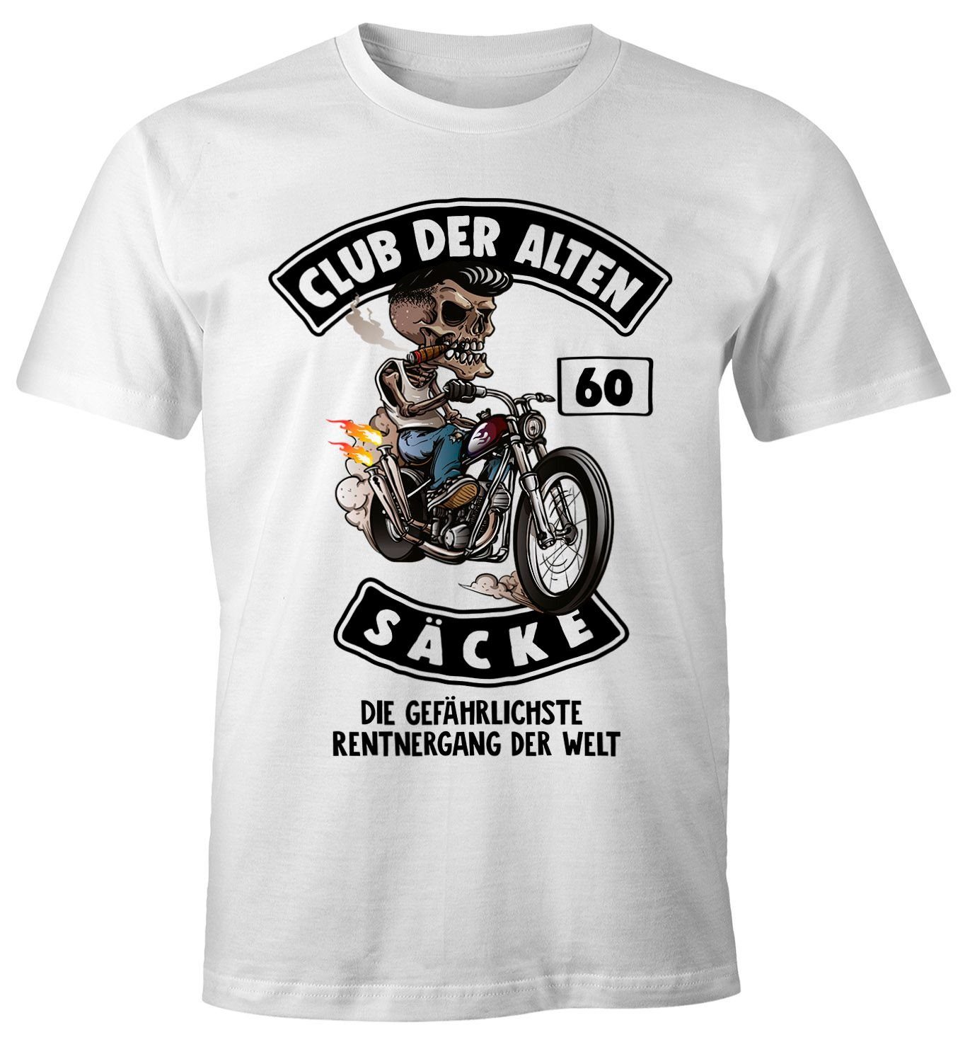 MoonWorks Print-Shirt Lustiges Herren T-Shirt Club günstig online kaufen