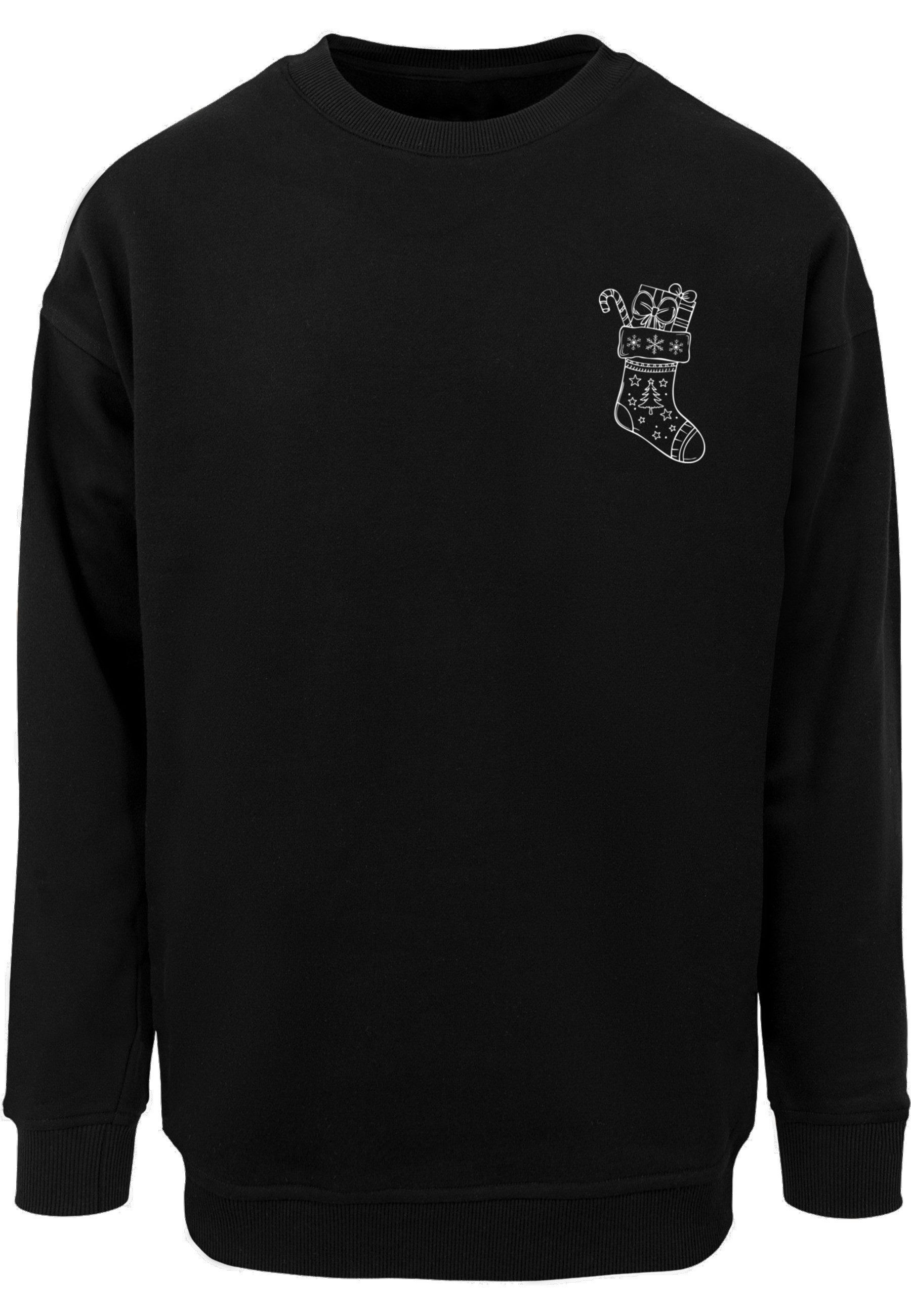 Rundhalspullover Merchcode Christmas Socks Crewneck