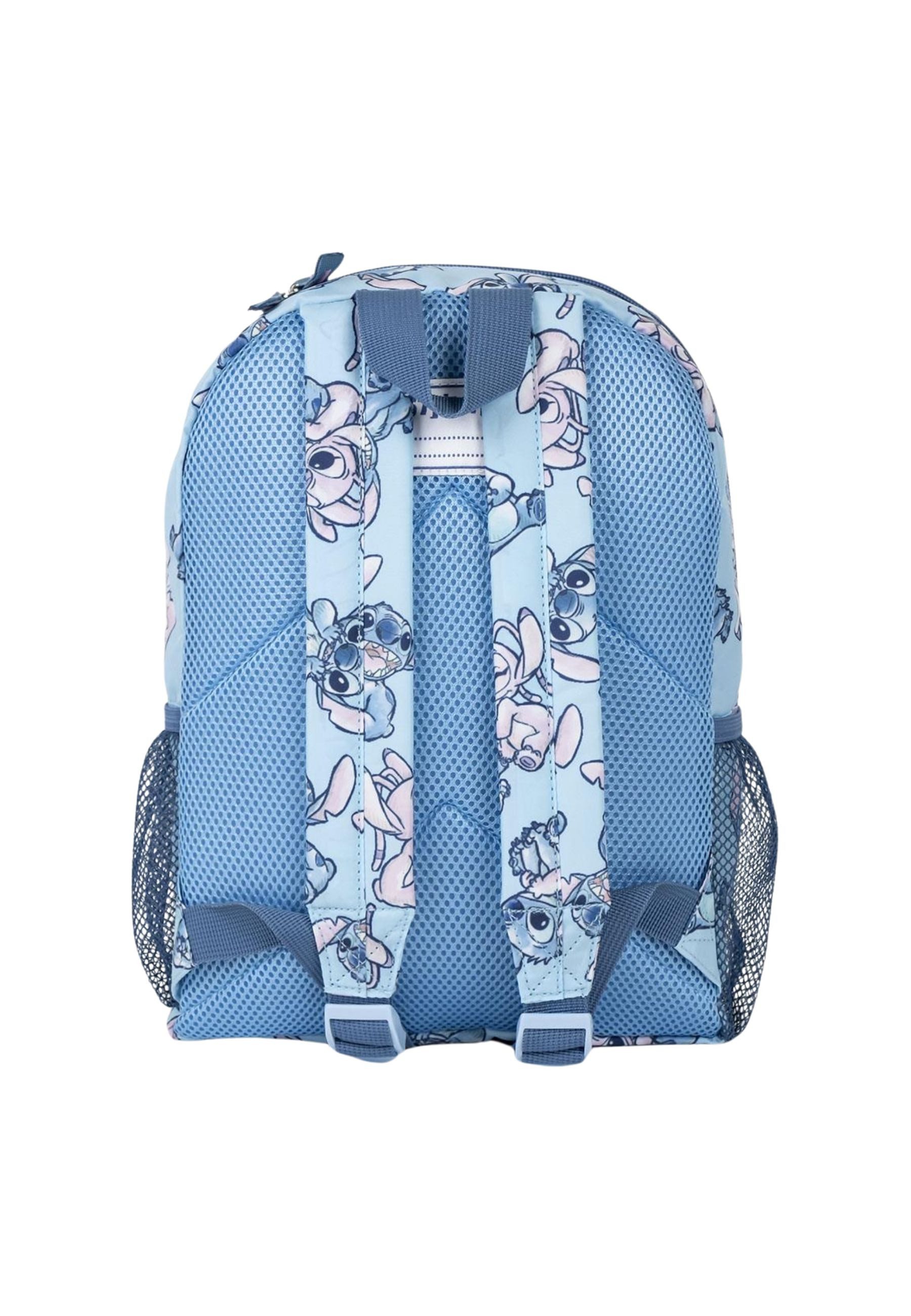 Disney Rucksack Kinder-Rucksack mit "Free Time"-Aufdruck – Stitch (Set)