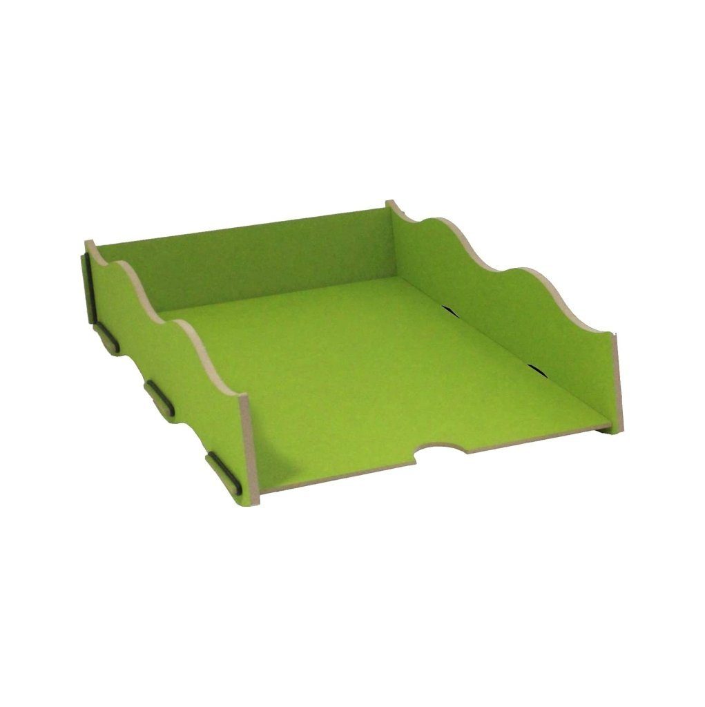 WERKHAUS® Briefablage Briefablage Ablagekorb Postablage Ablagebox A4 Werkhaus Grasgrün SON