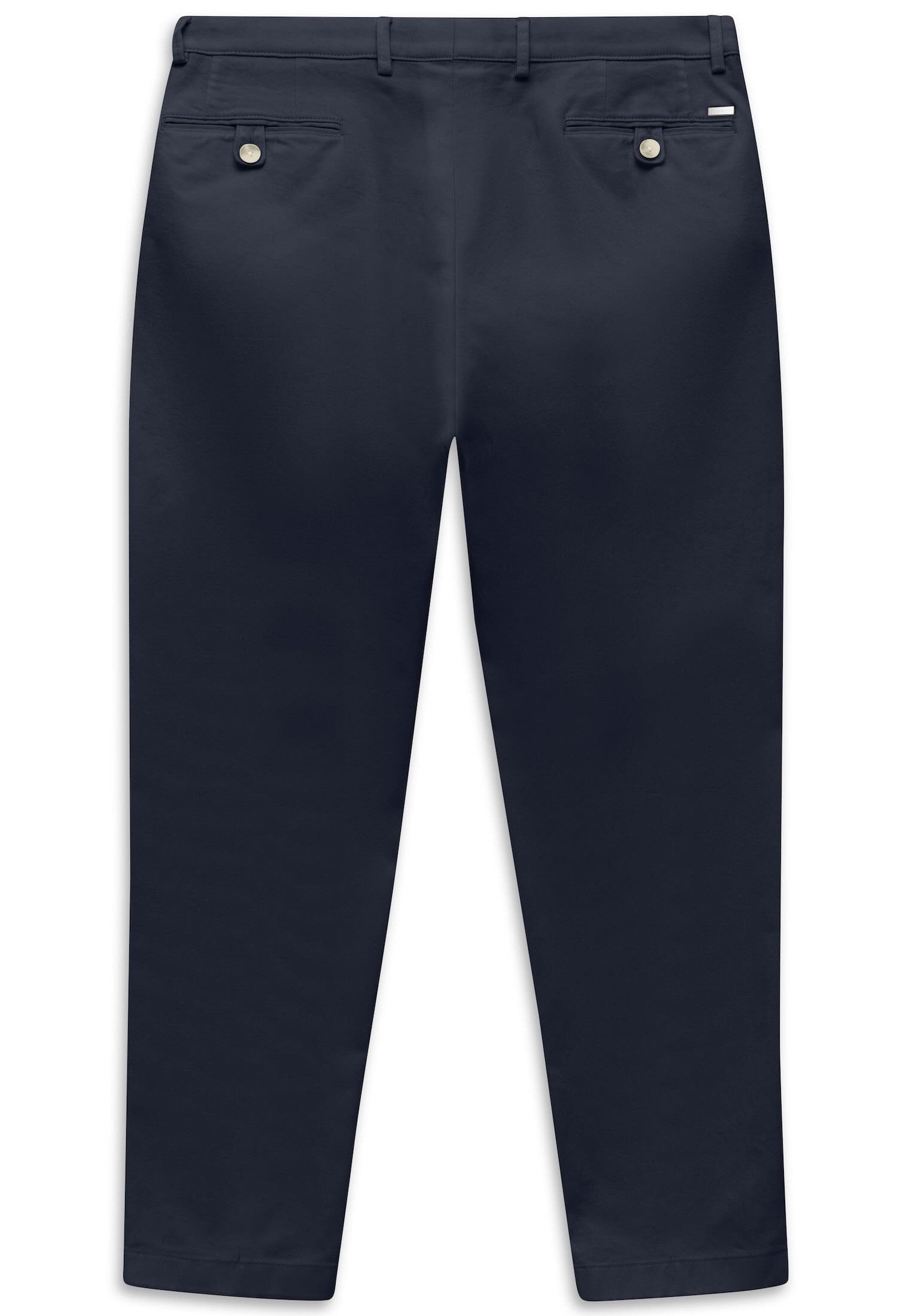 bugatti Bundfaltenhose Tapered Fit aus Baumwoll-Stretch – Bild 4 von 5