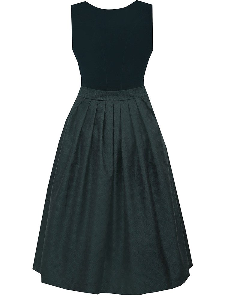 MarJo Dirndl Dirndl Grafling 65cm Länge flaschengrün