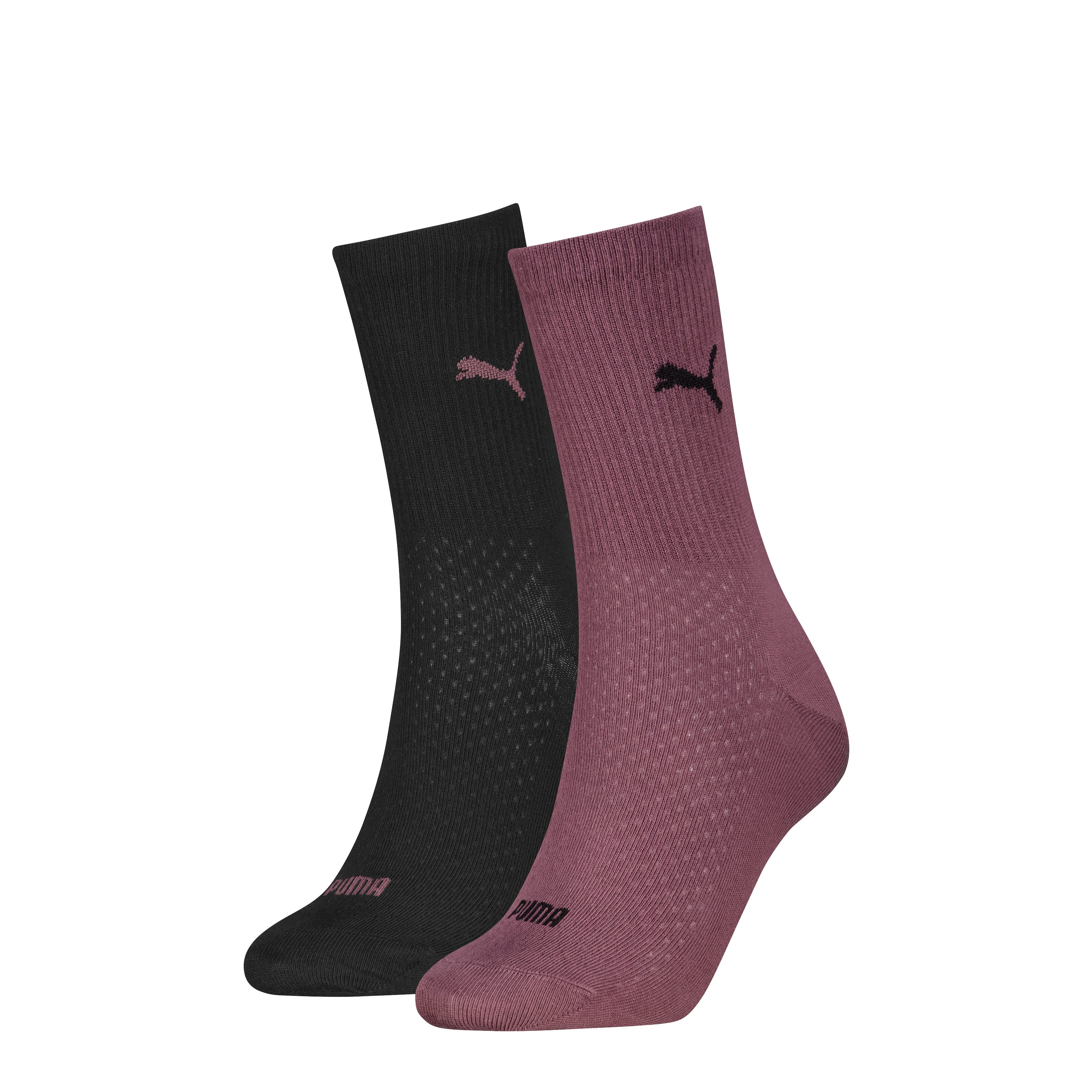 PUMA Socken PUMA WOMEN SOCK (2 Paar) mit atmungsaktivem Mesh zur Belüftung, um kühl und trocken zu bleiben