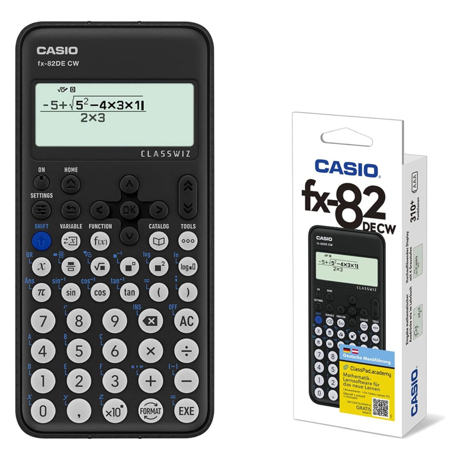 CASIO Taschenrechner FX-82DE CW