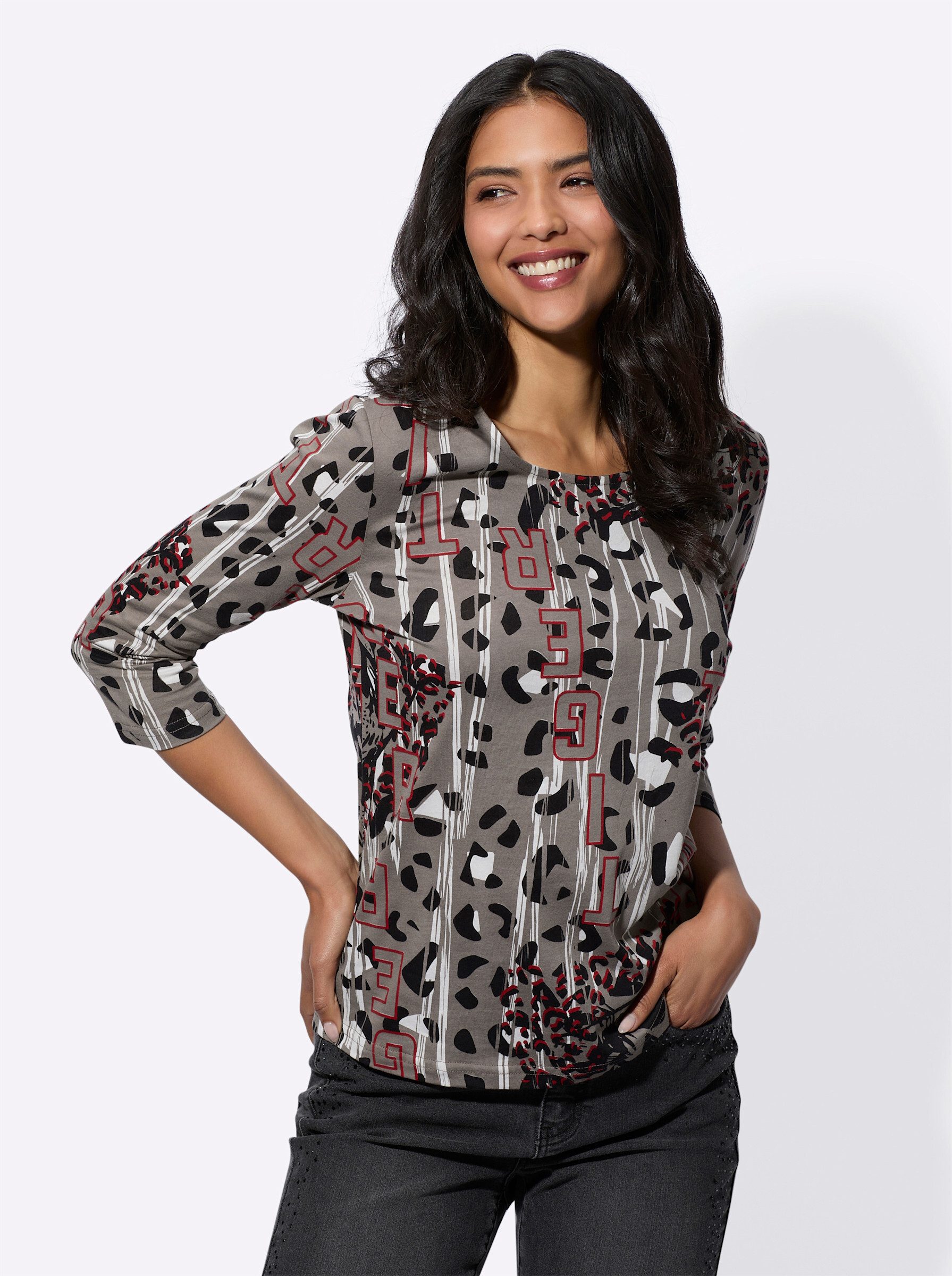 T-Shirt 3/4-Arm-Shirt 3/4-Arm