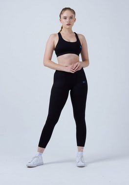 SPORTKIND Funktionsleggings Sportleggings mit Taschen Damen & Mädchen schwarz