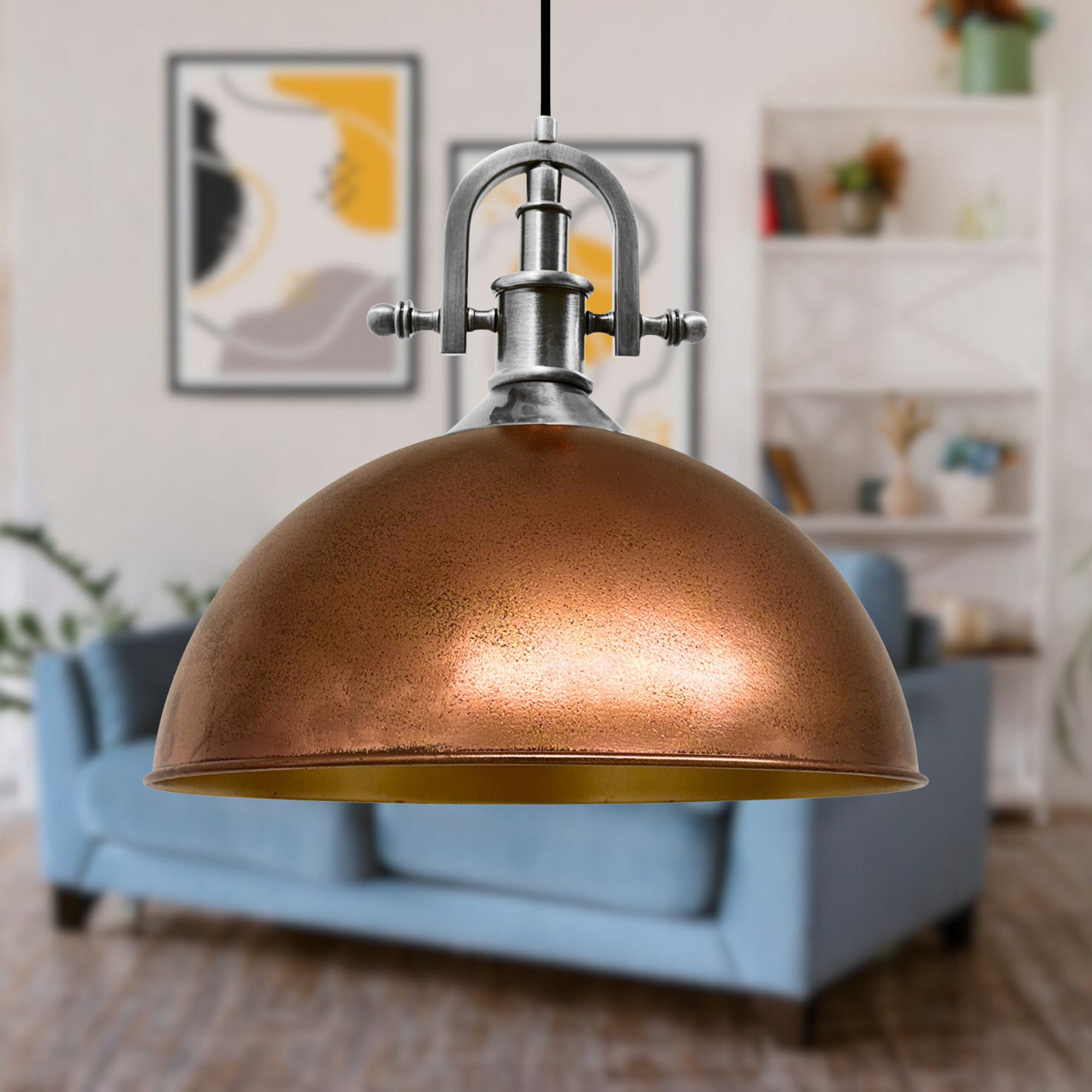 Bamyum Pendelleuchte Pendelleuchte Industrielle Metall Groß günstig online kaufen
