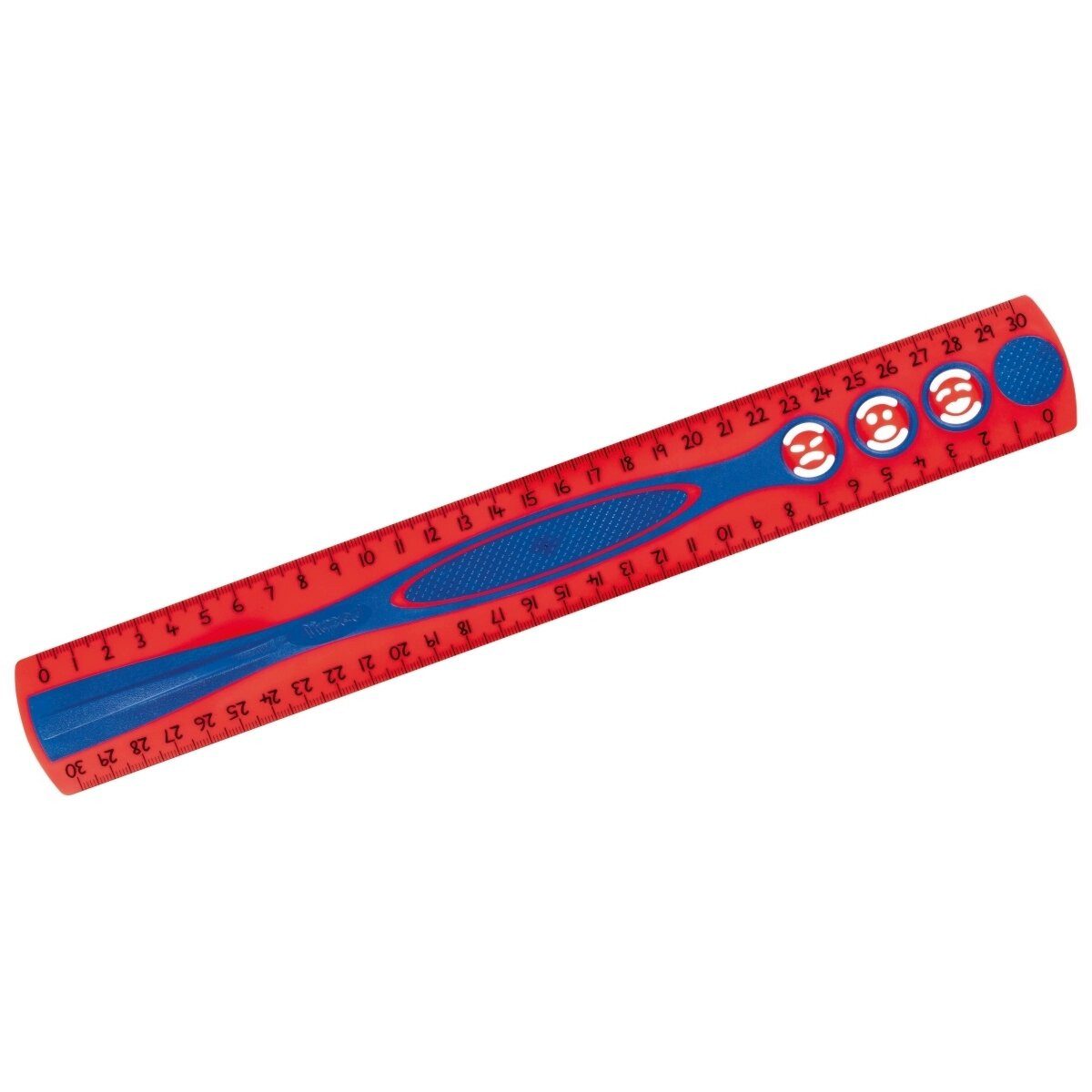 MAPED Lineal Lineal Kidy Grip 67% recycelter Kunststoff 30 cm sortiert