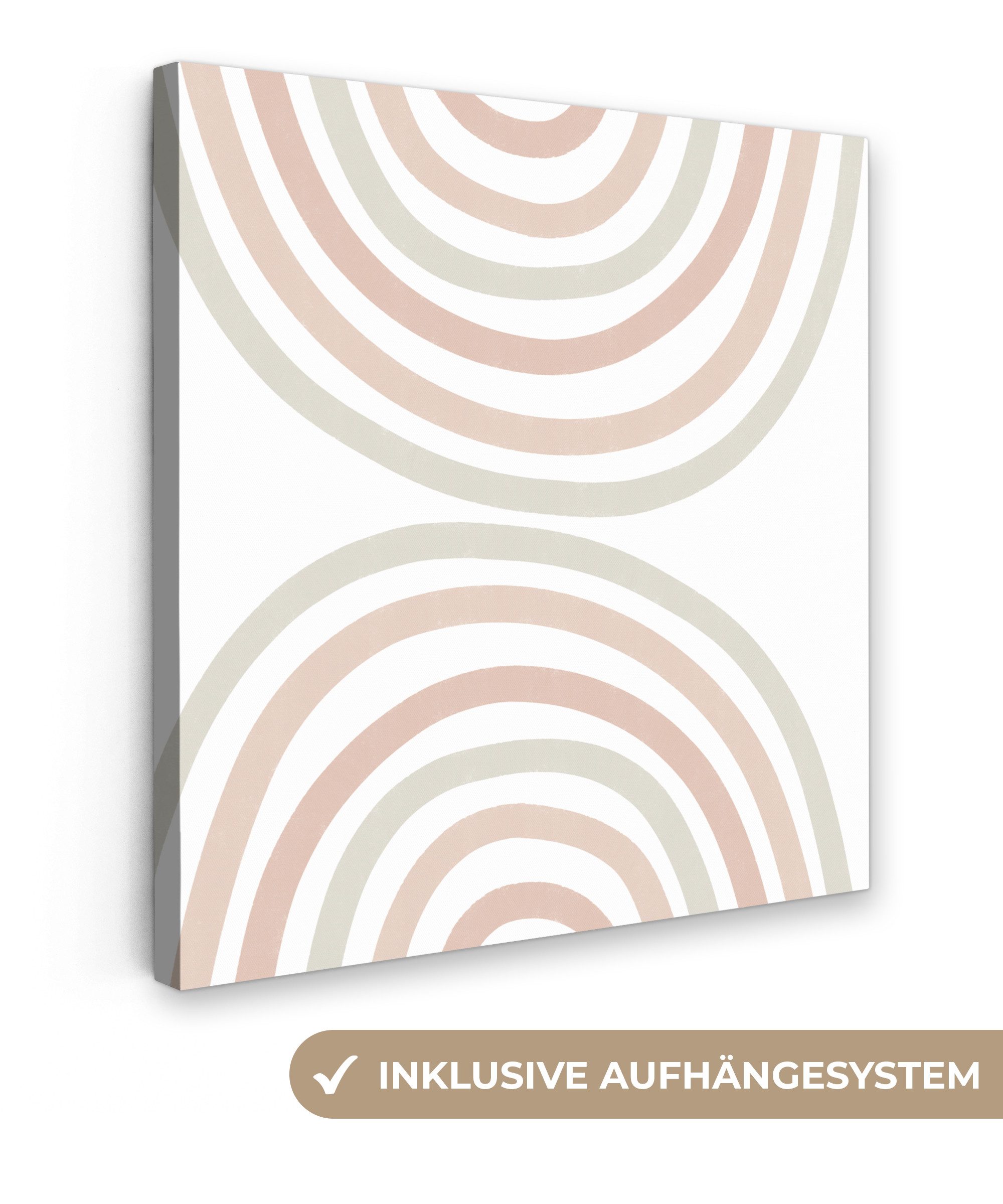 OneMillionCanvasses® Leinwandbild Regenbogen - Design - günstig online kaufen