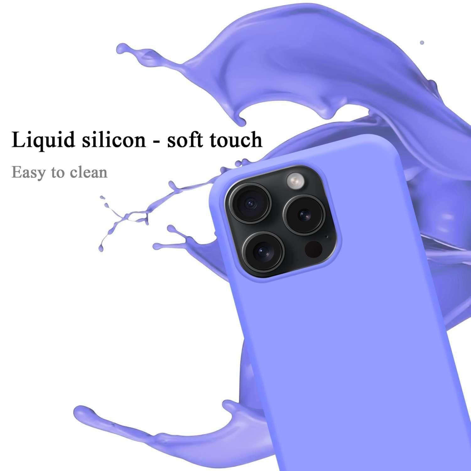 Cadorabo Handyhülle für iPhone 15 PRO MAX Hülle Apple iPhone 15 PRO MAX, Flexible Hülle TPU Silikon Schutzhülle Back Cover Case