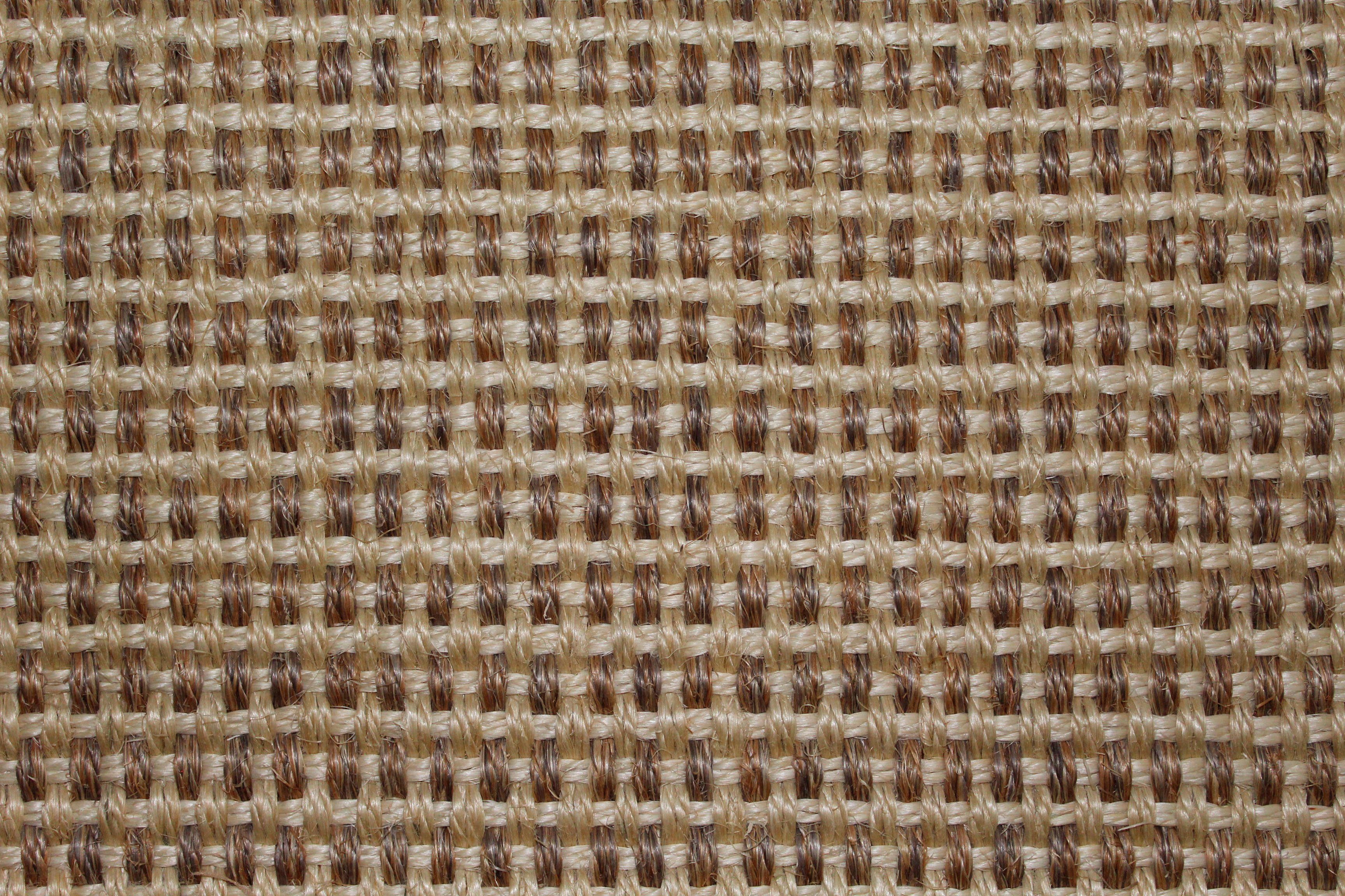 Dekowe Sisalteppich Brasil, rechteckig, Höhe: 6 mm, Flachgewebe, Obermaterial: 100% Sisal, mit Bordüre, Wohnzimmer