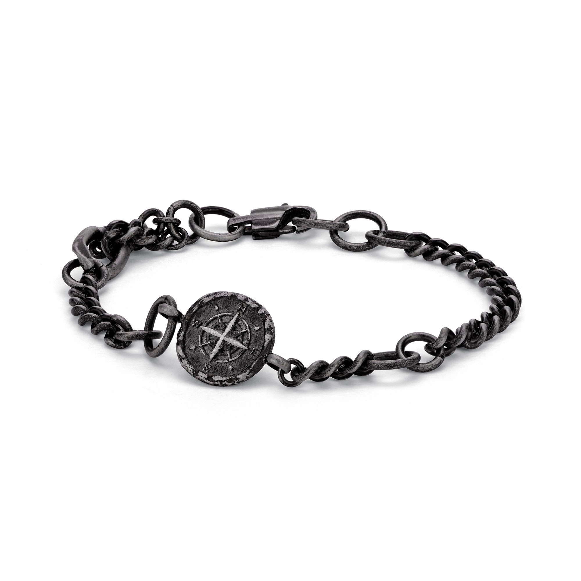 Armband Schmuck Edelstahl Armkette The Antique Explorer Kompass