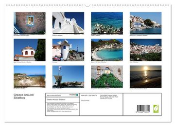 CALVENDO Wandkalender Greece Around Skiathos (Premium-Calendar 2023 DIN A2 Landscape)