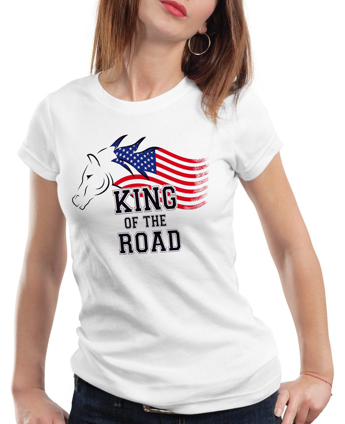 style3 T-Shirt King of the Road Amerika America Muscle Car motor tuning auto usa