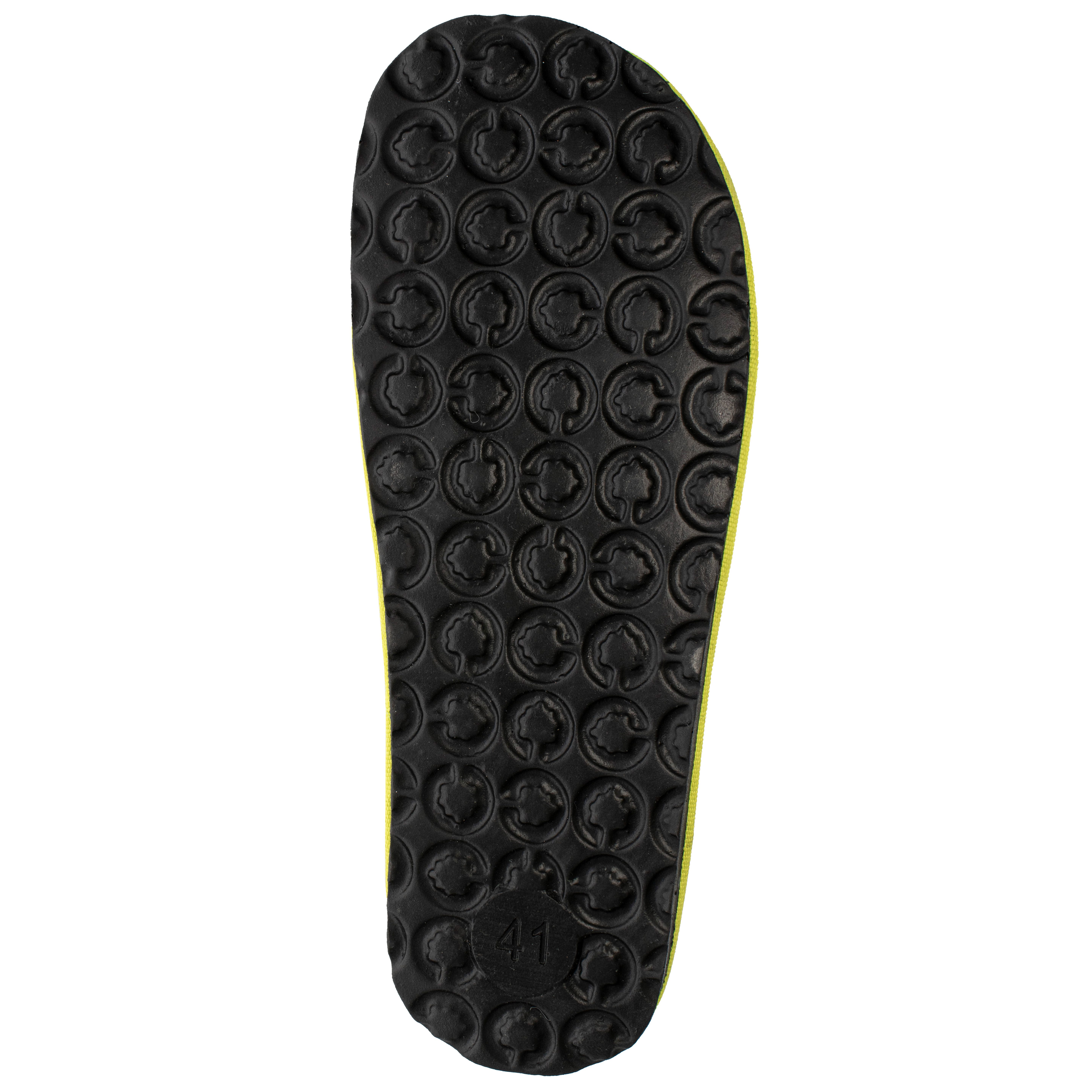 Fischer-Markenschuh Helge Pantoffel aus recyceltem PET Filz, Einlegesohle aus Filz herausnehmbar