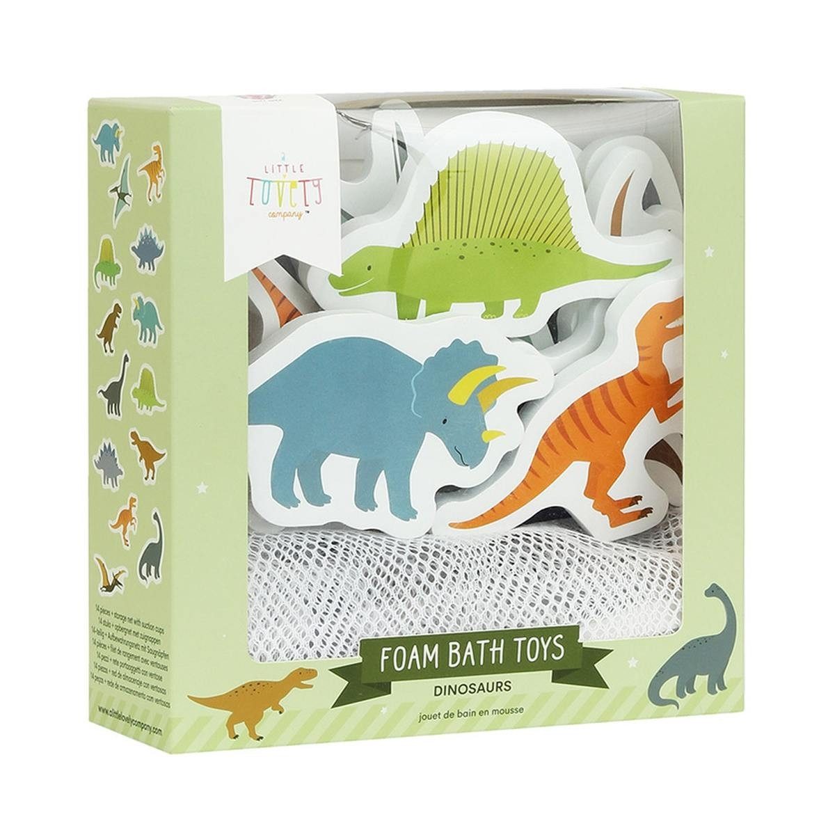 A Little Lovely Company Badespielzeug Magisches Badebuch Malbuch Farben sichtbar mit Wasser 16x16cm, ab 6 Monaten