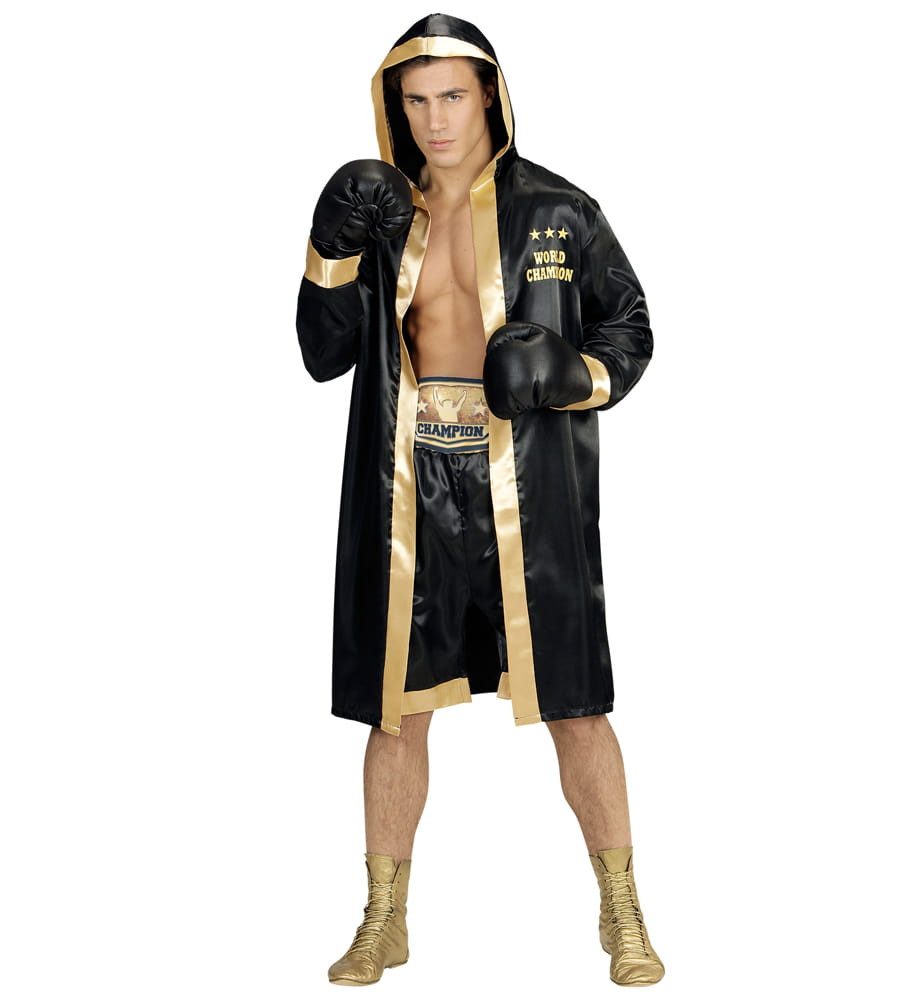 Widmann S.r.l. Kostüm Kostüm Boxer World Champion schwarz