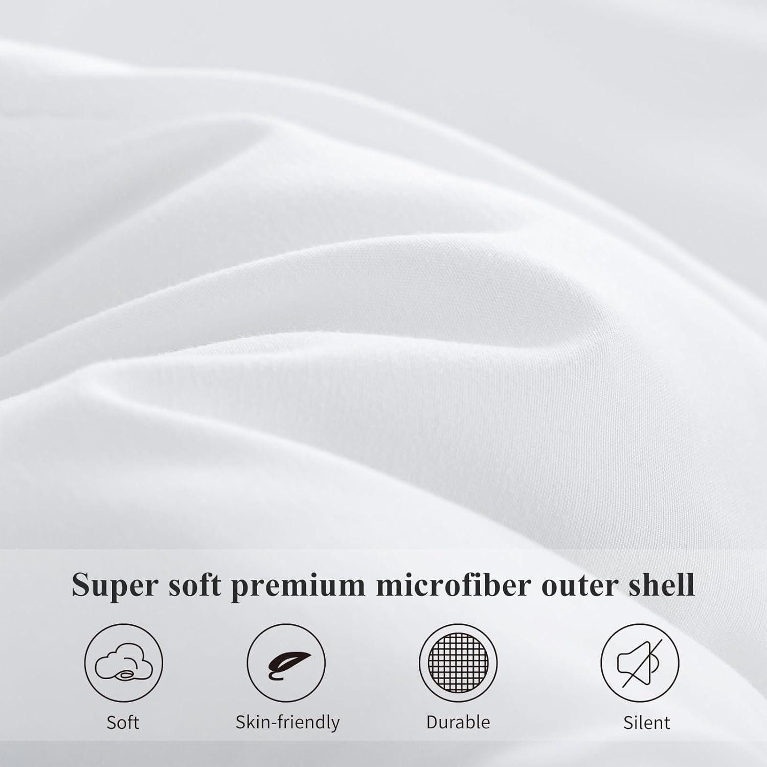 LuxusKollektion 4-Jahreszeitenbett bettdecke 200x220 ganzjahresdecke kuscheldecke flauschig sofadecke – Bild 4 von 5