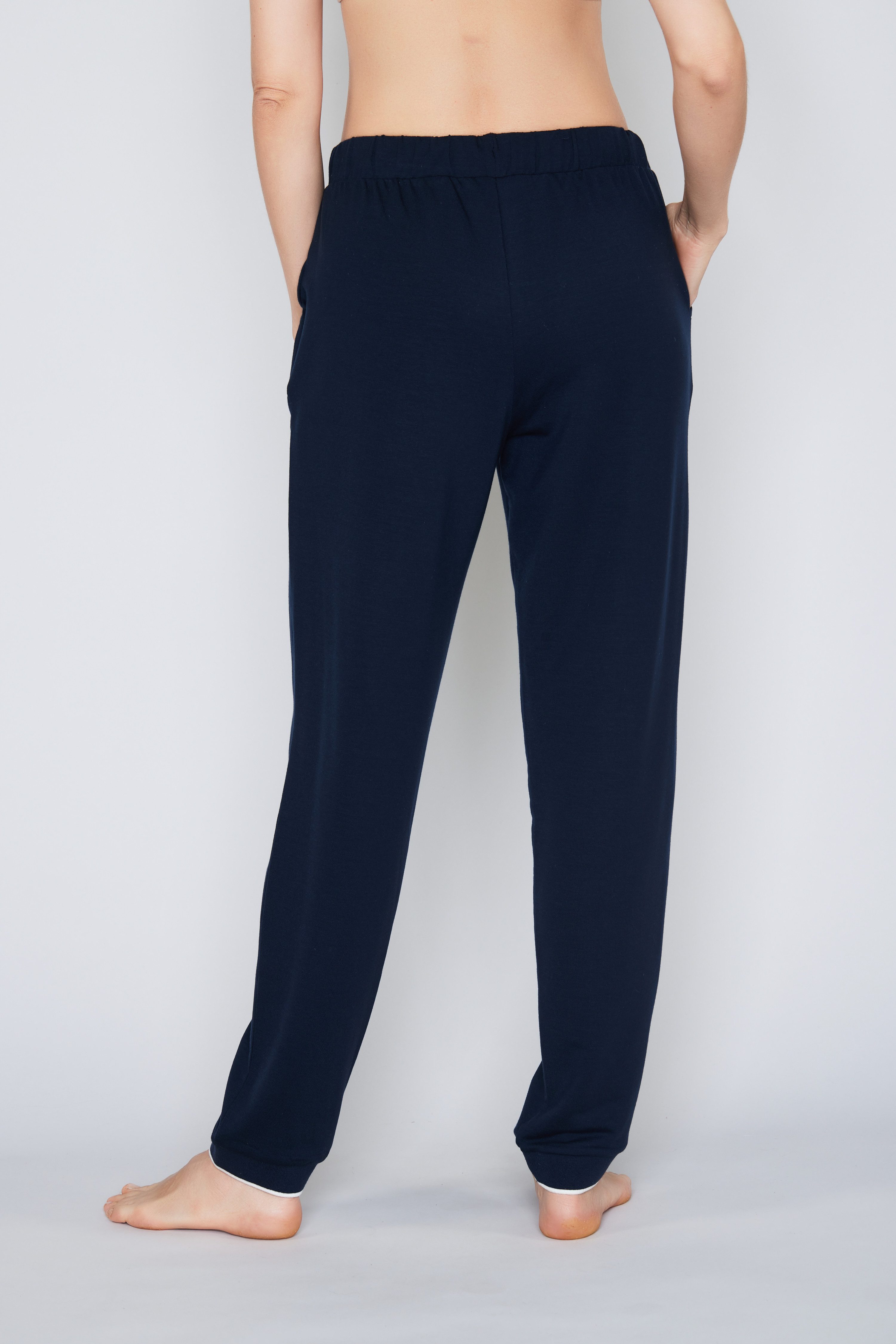 JOOP! Relaxhose Leisure mit stylischen Rippbündchen