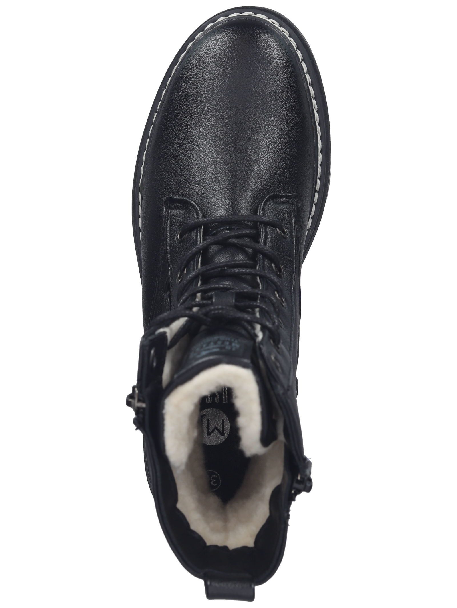 Mustang Shoes Mustang Shoes Stiefelette Lederimitat Schnürstiefelette