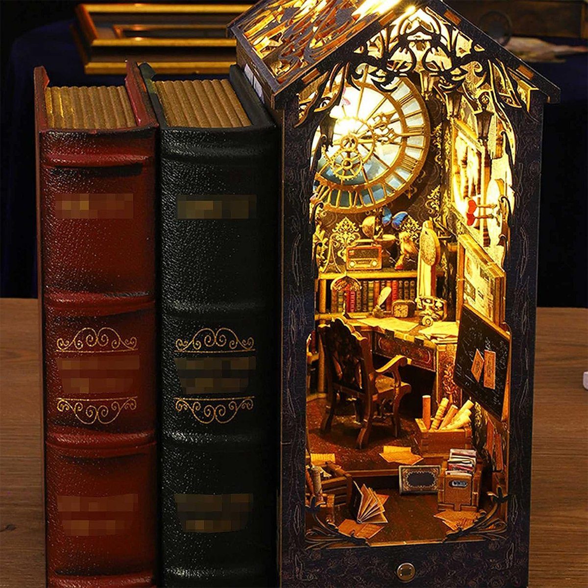 XDeer 3D-Puzzle Puppenhäuser Miniatur Haus Kit 3D Holzhaus Zimmer Handwerk, günstig online kaufen