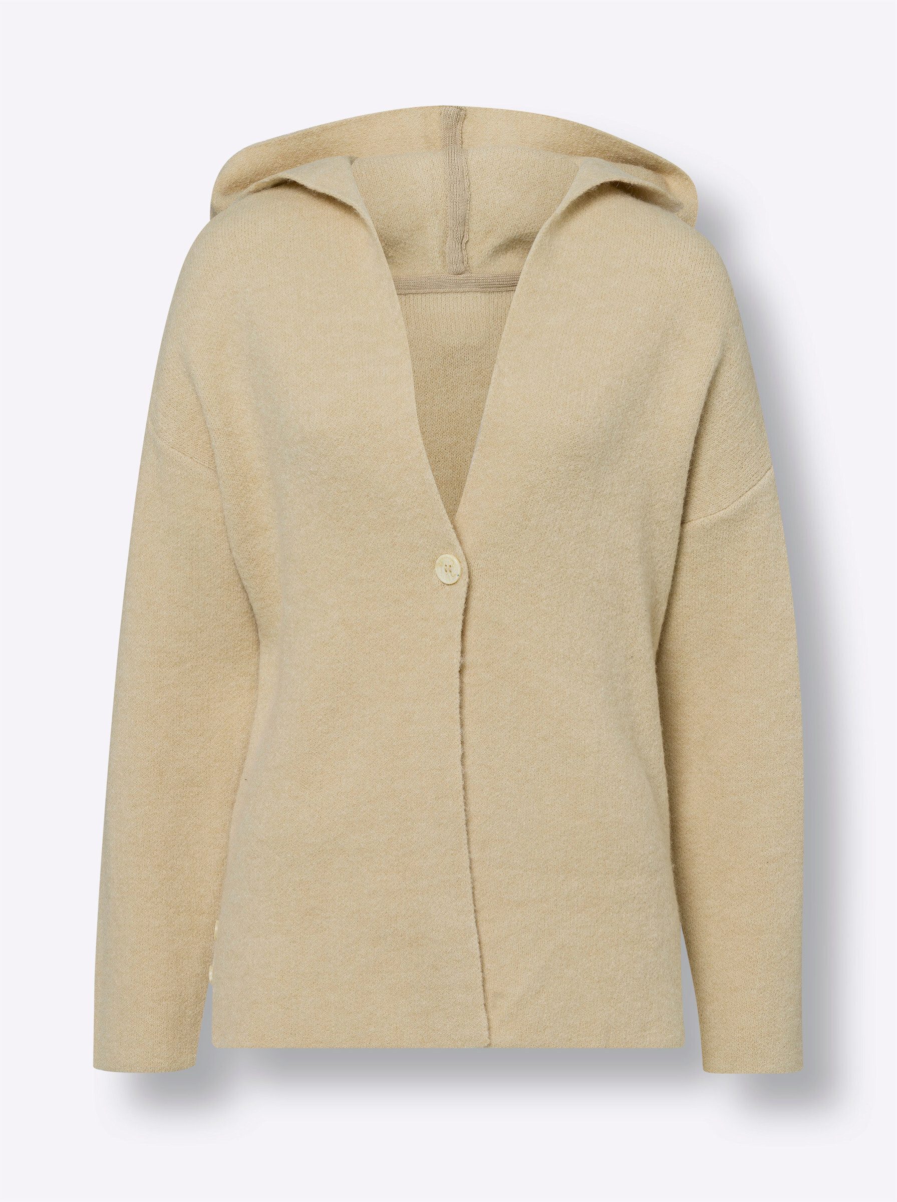 Strickjacke Cardigan Langarm Jacquard