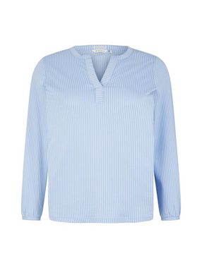 TOM TAILOR PLUS T-Shirt Plus - Gestreiftes Blusenshirt 