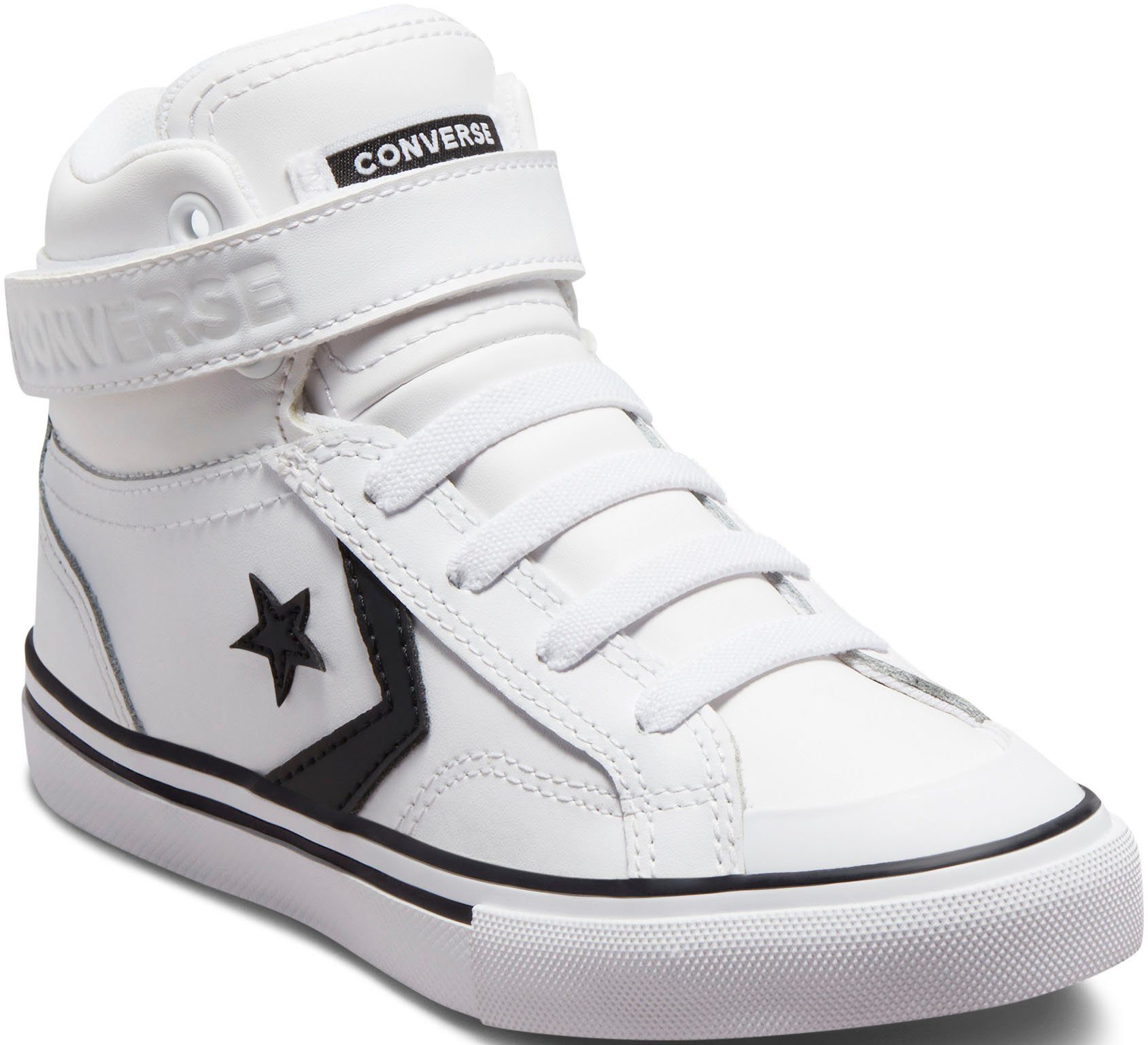 Converse PRO BLAZE STRAP LEATHER Sneaker weiß-schwarz