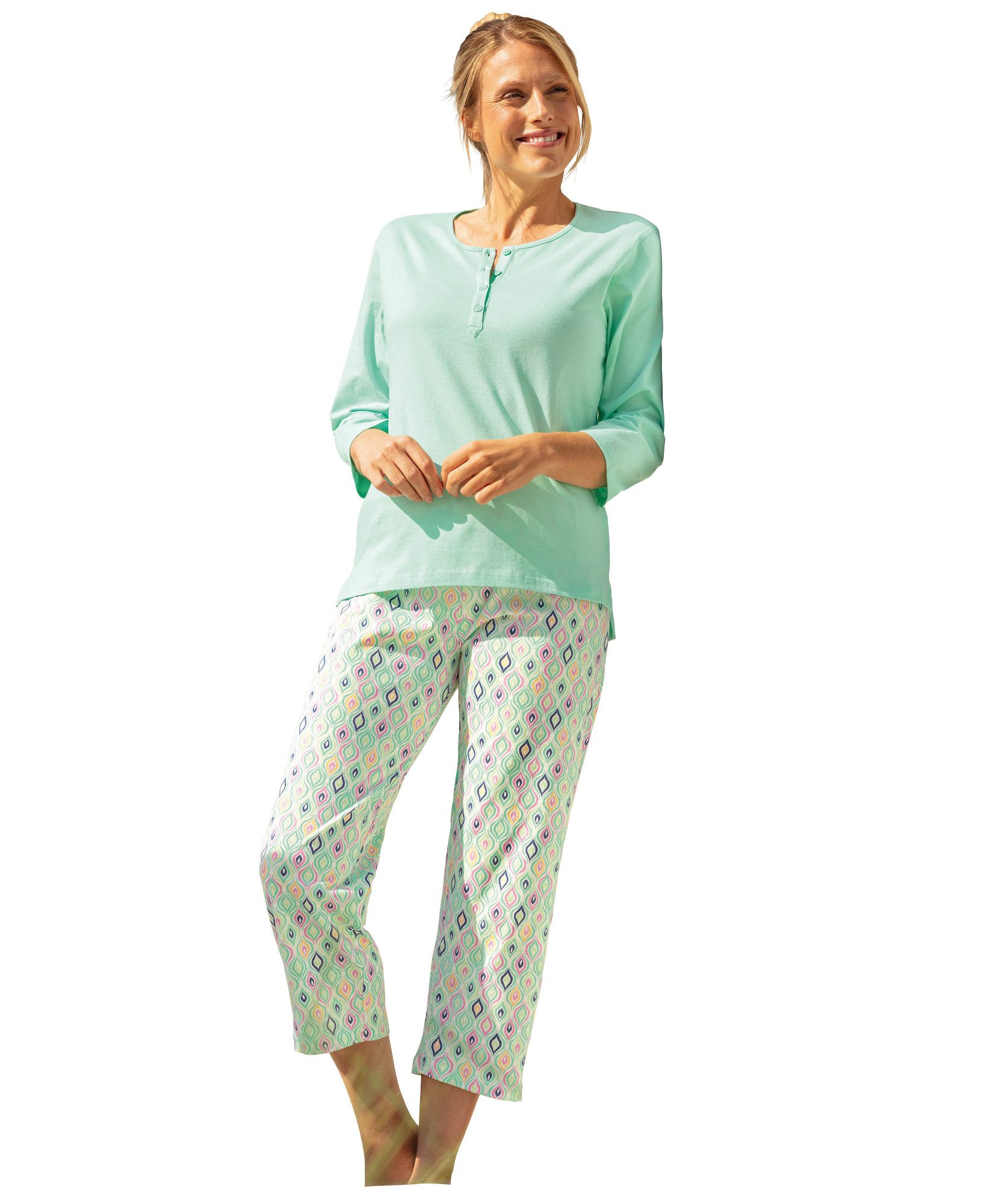 Pyjama Damen-Schlafanzug