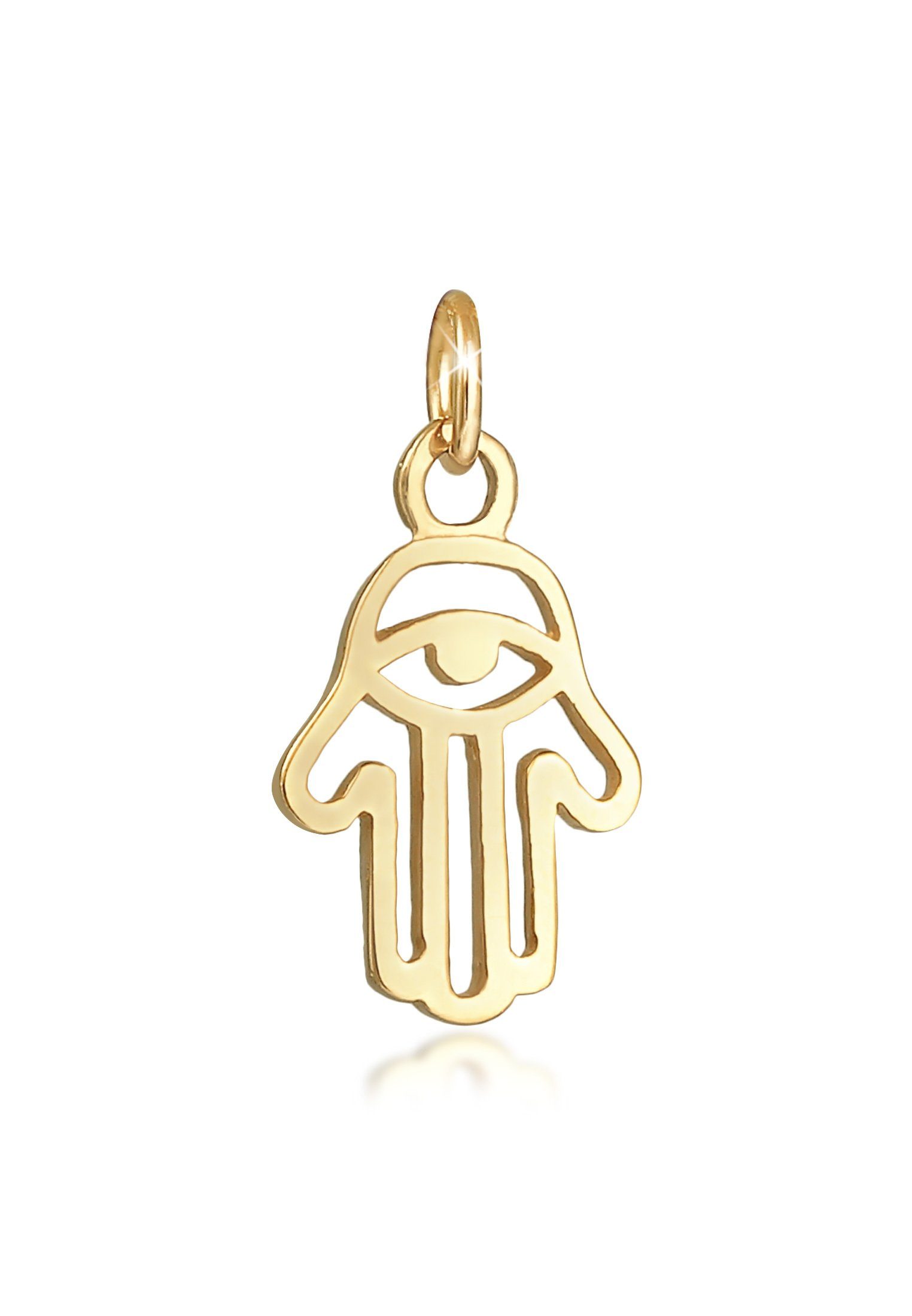 Elli Kettenanhänger Fatimas Hand Schutz Glück 925 Silber, Hamsa Hand günstig online kaufen