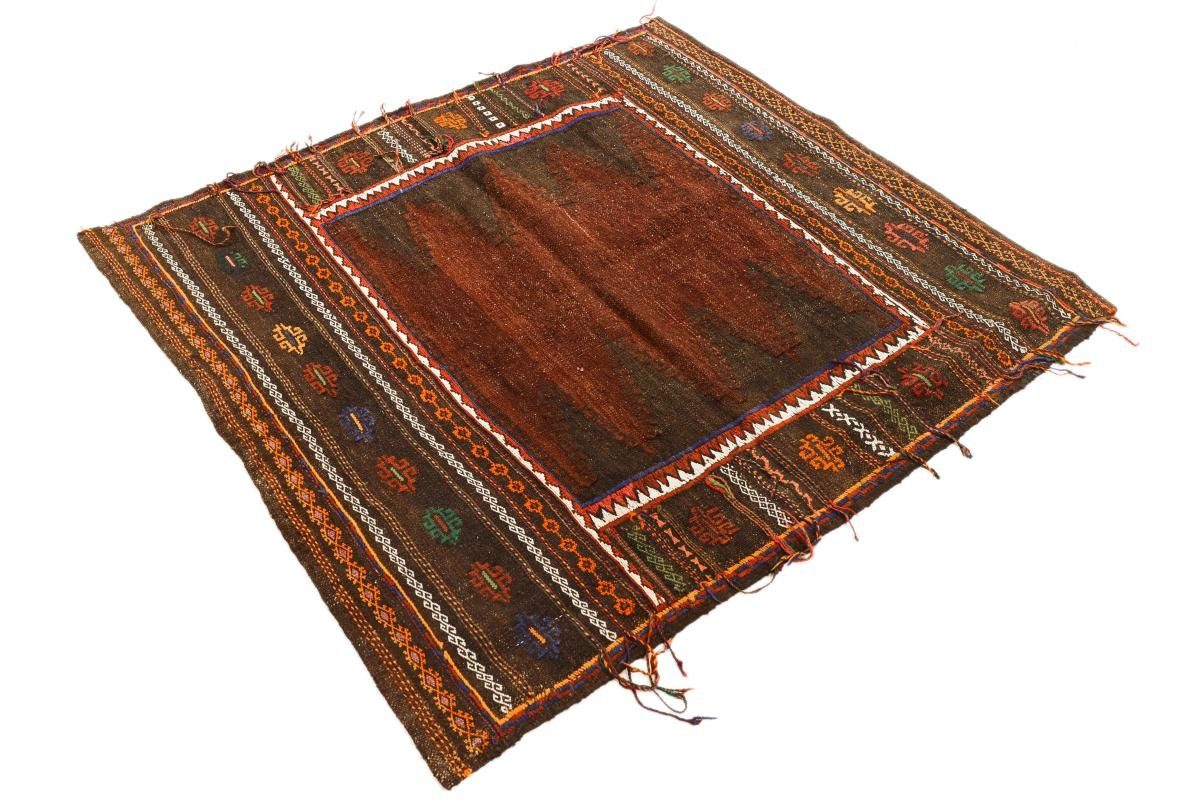 Antik Handgewebter rechteckig, 3 Trading, Orientteppich Orientteppich Kelim Höhe: 117x126 Afghan Nain mm Quadratisch,
