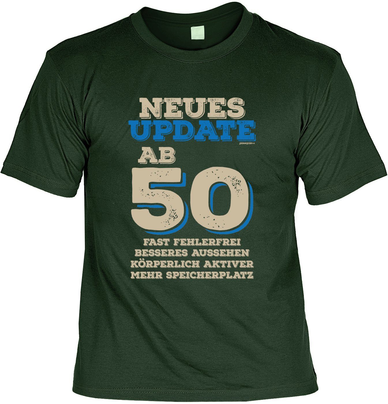 Der Trachtler TShirt mit lustigem Spruch »Update ab 50« online kaufen OTTO
