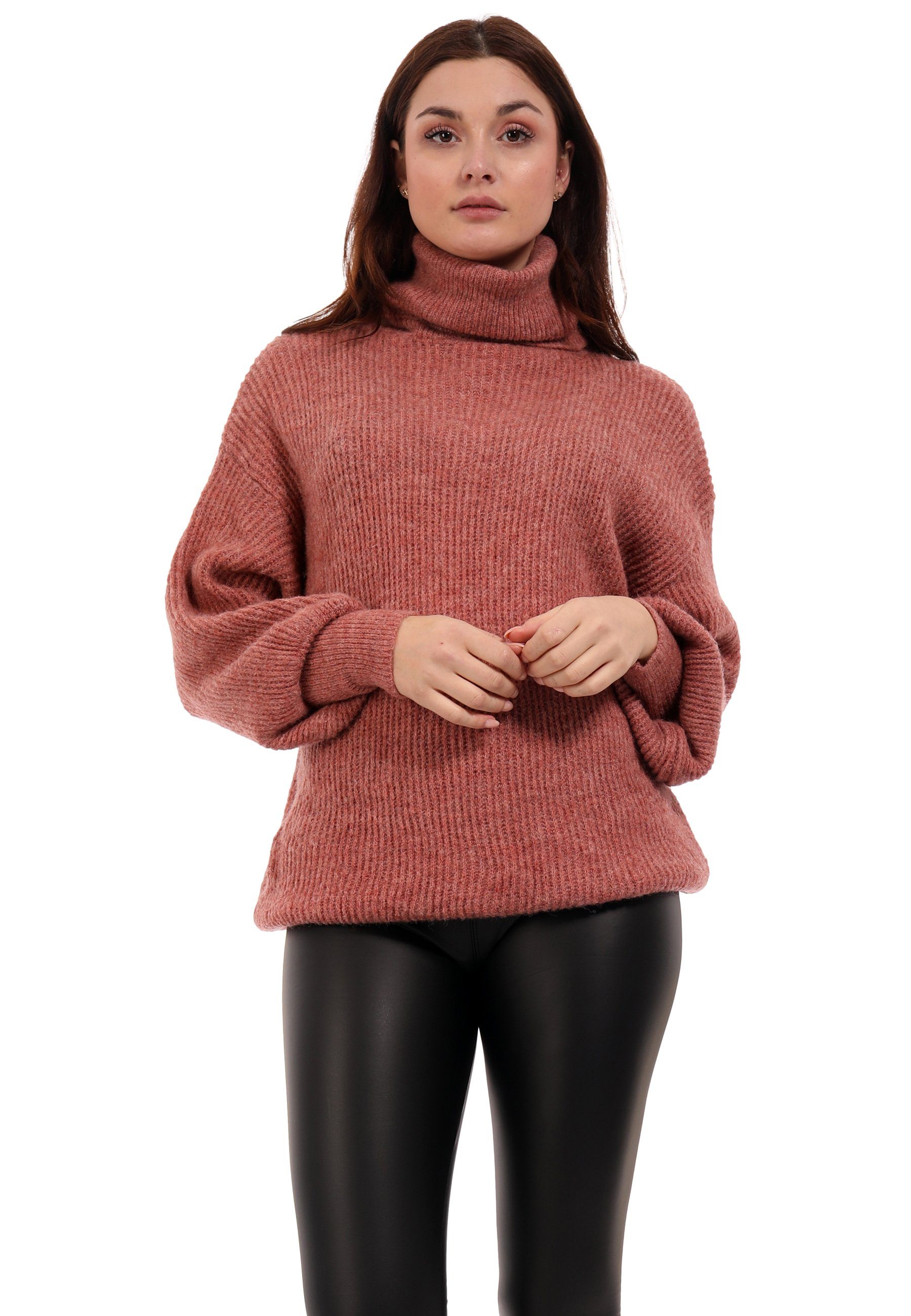 YC Fashion & Style Strickpullover »Damen Winter Pullover Oversize mit  Rollkragen Casual Sweater One Size« (1-tlg) casual online kaufen | OTTO