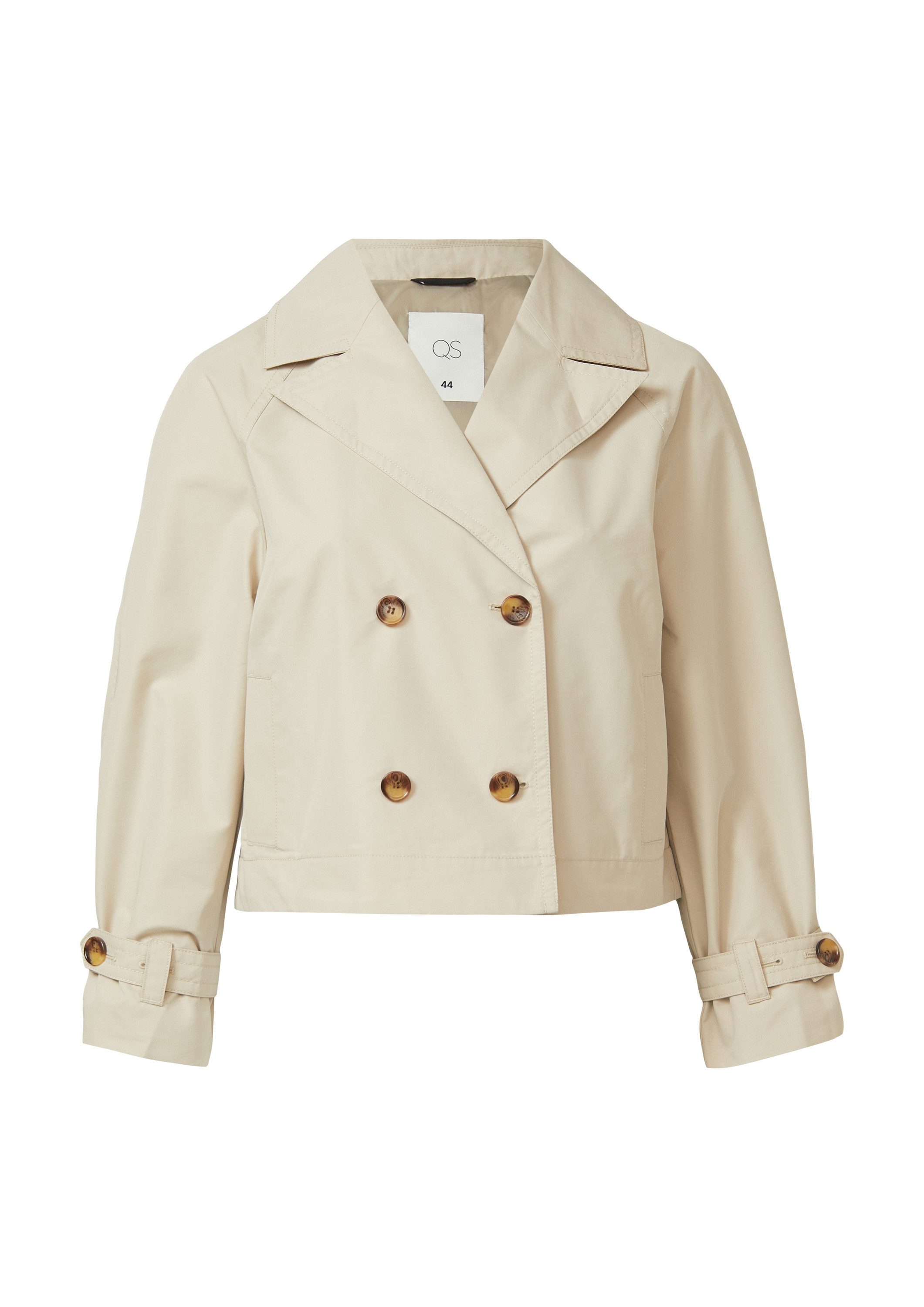 QS Funktionsjacke Outdoor-Jacke kurzer Trench