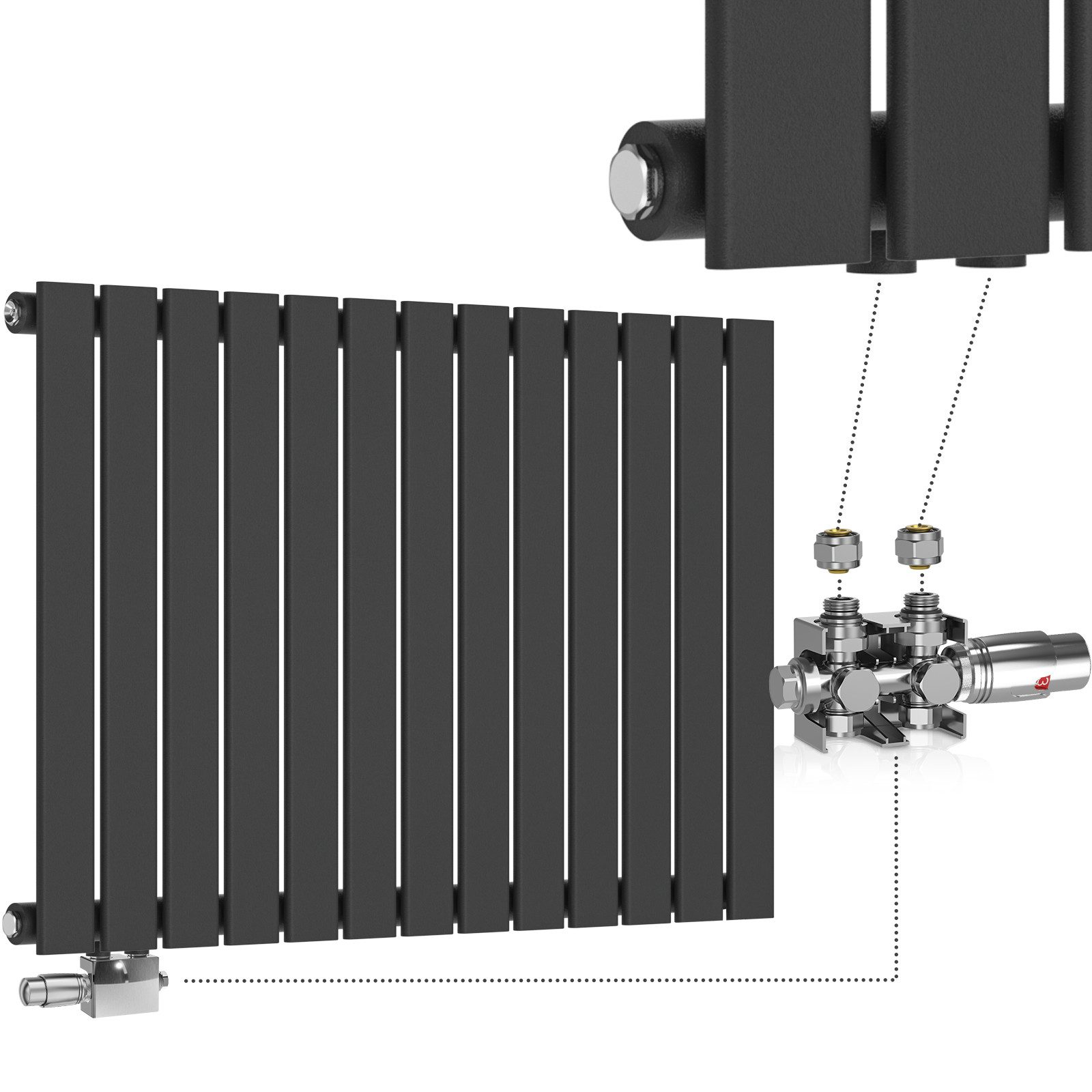 Aquamarin Designheizkörper Design Heizkörper - Einlagig/Doppellagig, günstig online kaufen