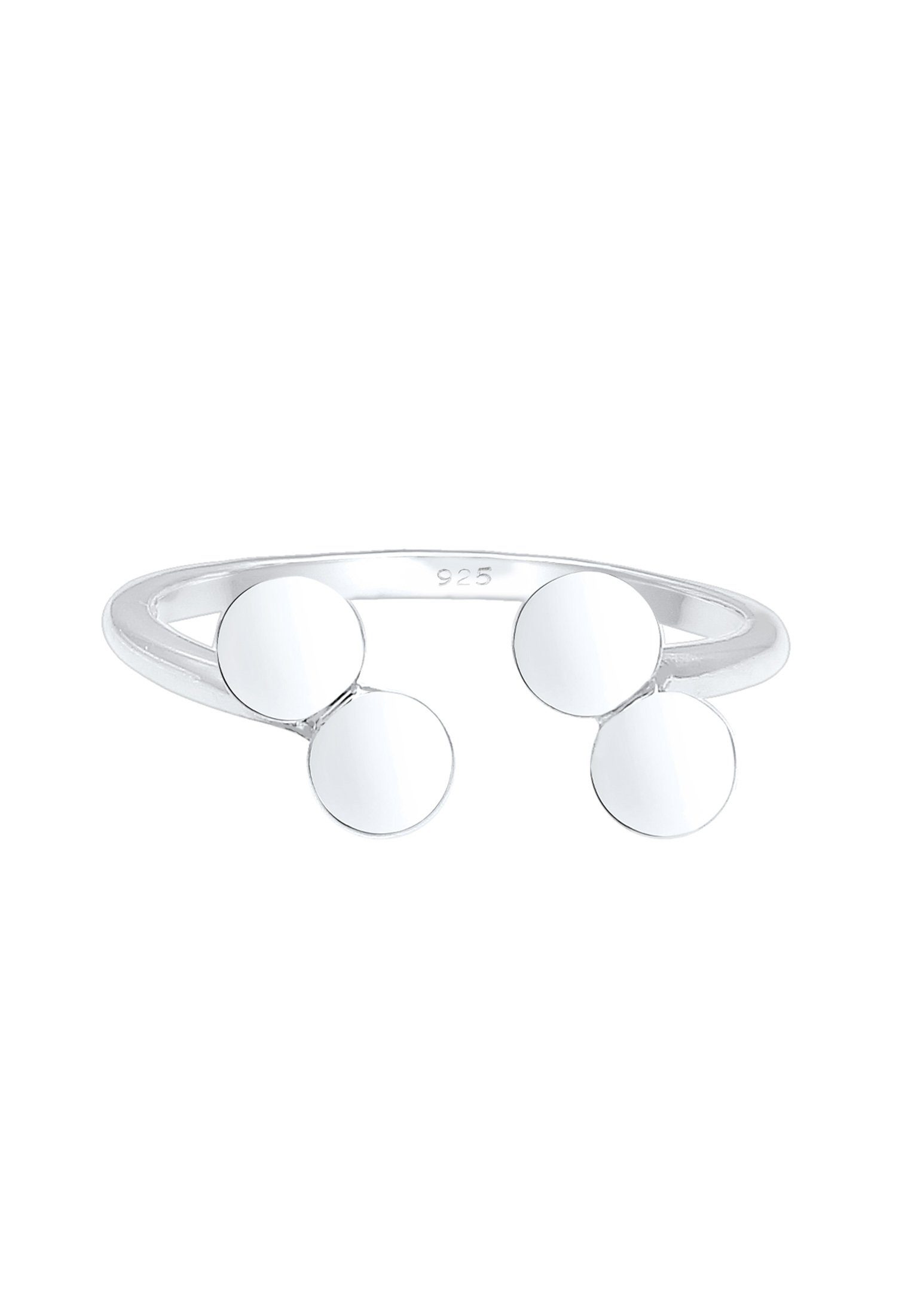Elli Fingerring Kreis PLättchen Look Offen günstig online kaufen