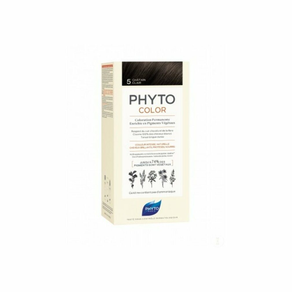 Mascara Phyto Phyto Phytocolor 5 Helles Braun Pflanzliche Haarcoloration