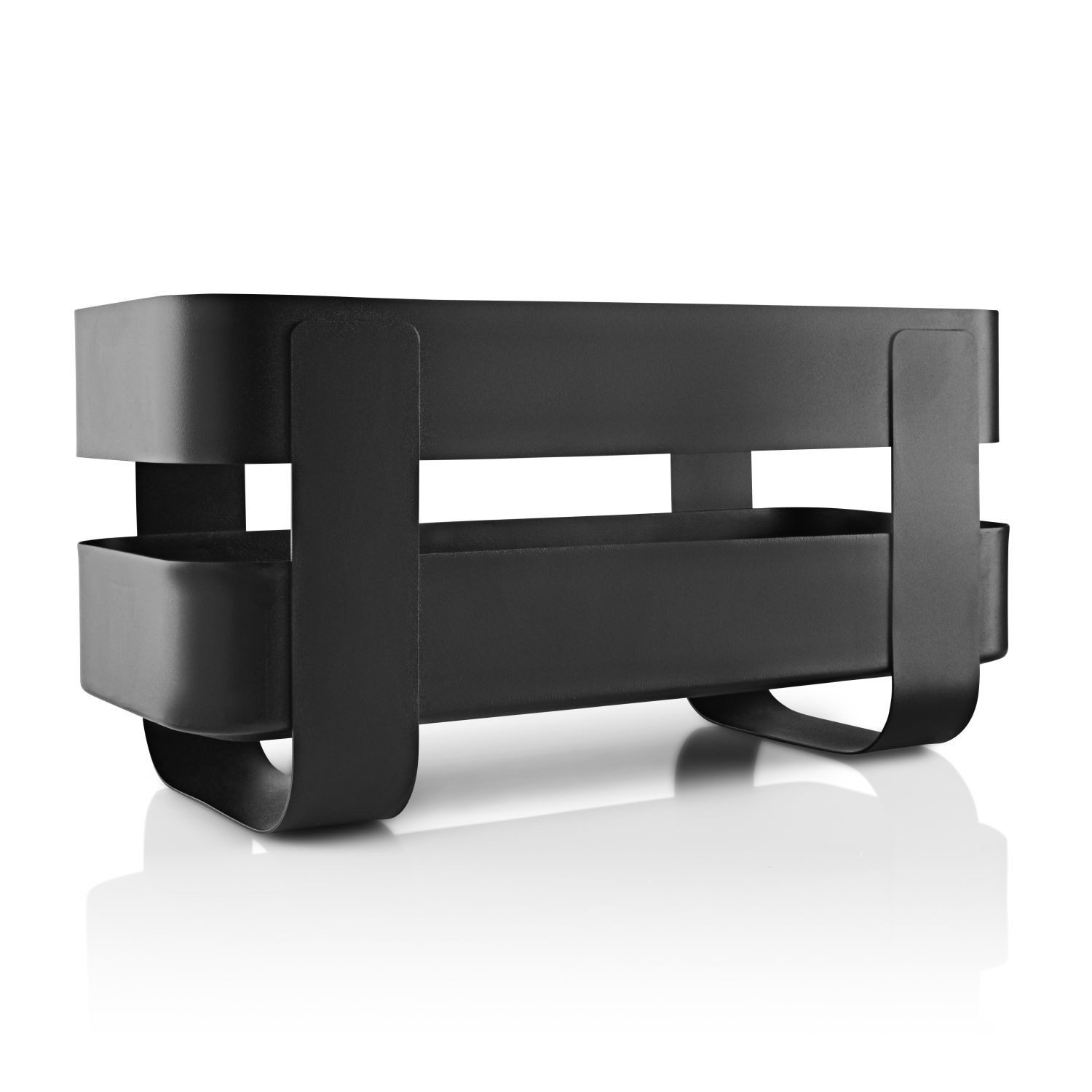 Eva Solo Blumentopf Nordic Kitchen Selbstbewässernder Kräutertopf Schwarz