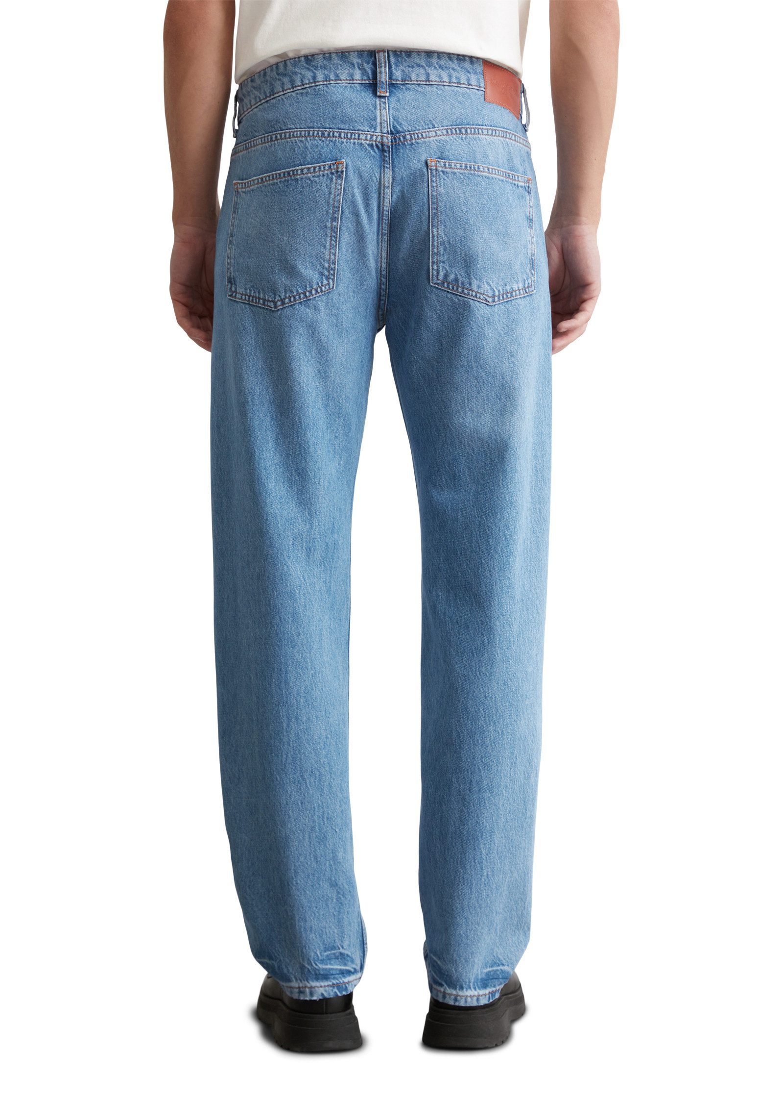 Marc O'Polo DENIM Straight-Jeans Authentischer Salt'n'Pepper-Vintage-Look günstig online kaufen