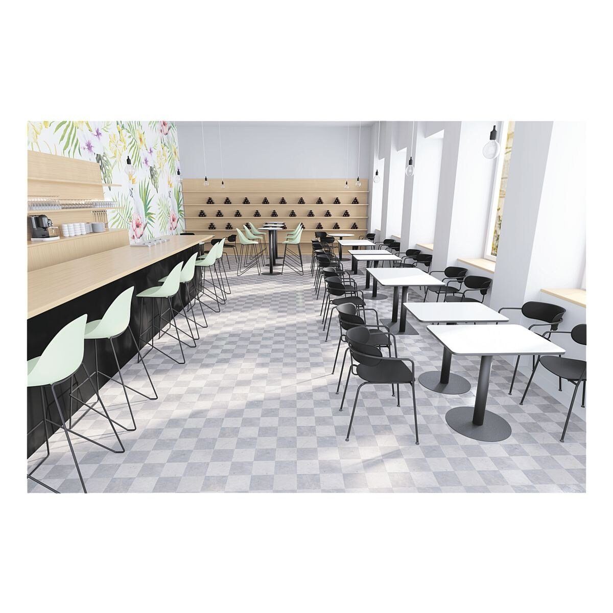 PAPERFLOW Bistrotisch Mezzo, rund 80 cm