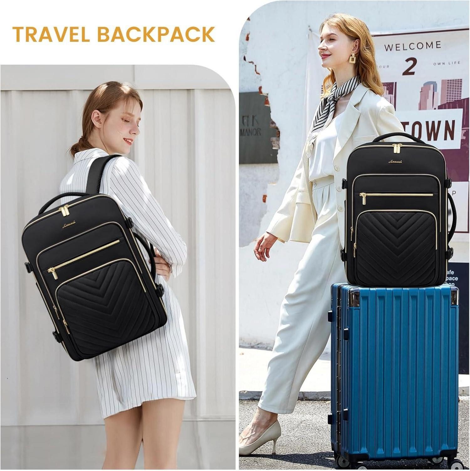 LuxusKollektion Reiserucksack Handgepäck Rucksack 40L Reiserucksack günstig online kaufen