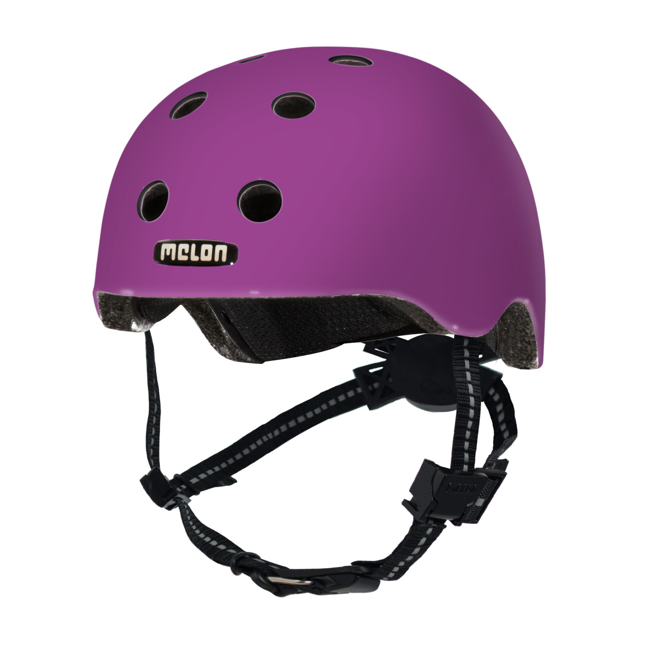 Melon Fahrradhelm Toddler Rainbow Purple, super leicht, Magnetverschluss, größenverstellbar, mehr als 50 Designs